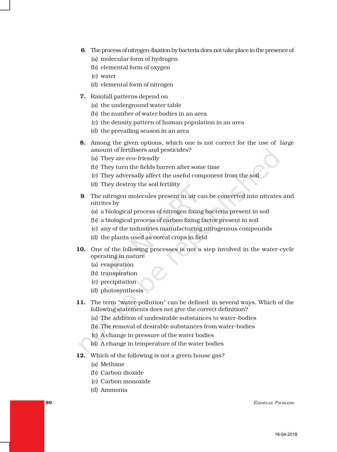 NCERT Exemplar Book for Class 9 Science: Chapter 14 Natural Resources - Page 2