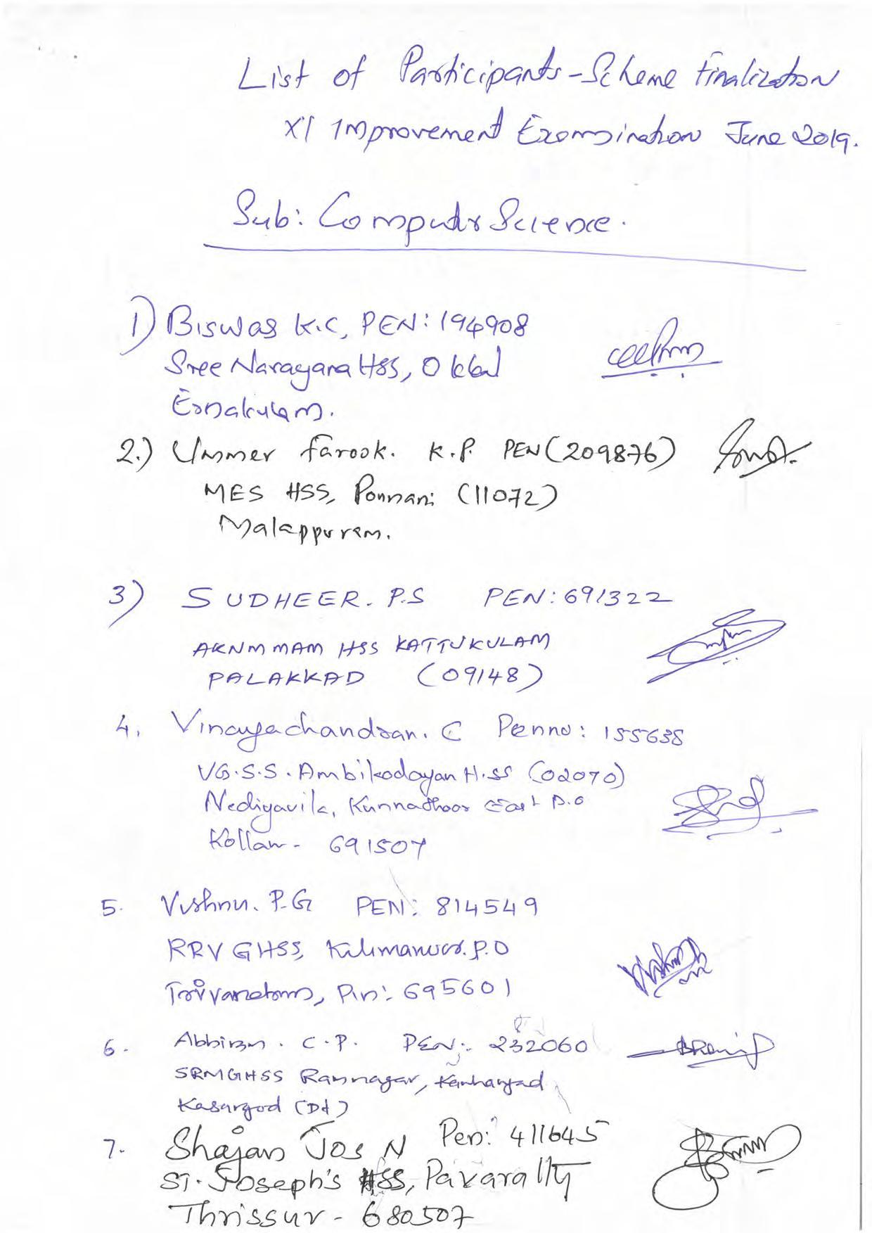Kerala Plus One 2019 COMPUTER SCIENCE Answer Key - Page 4