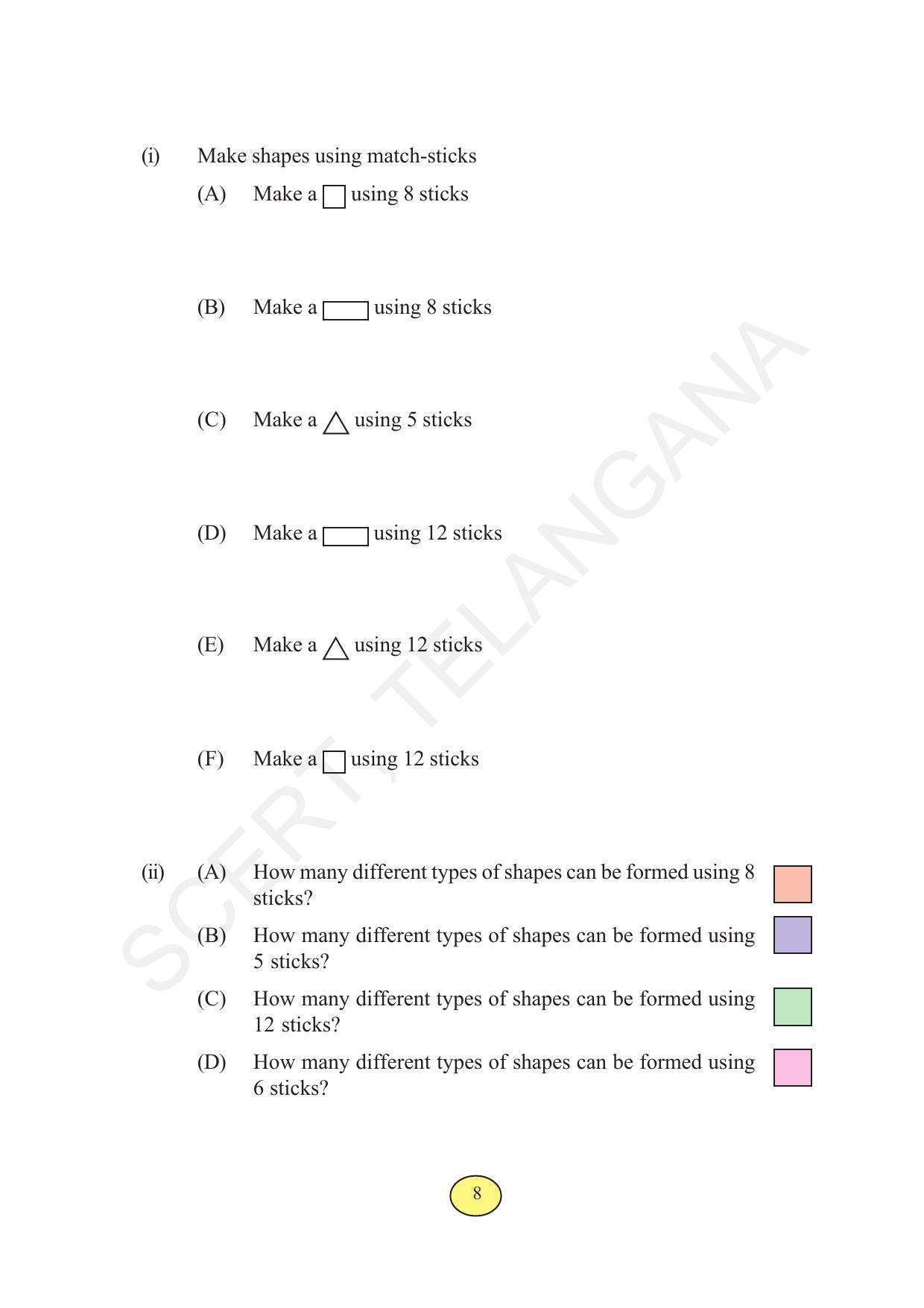 TS SCERT Class 3 Maths  (English Medium) Text Book - Page 16