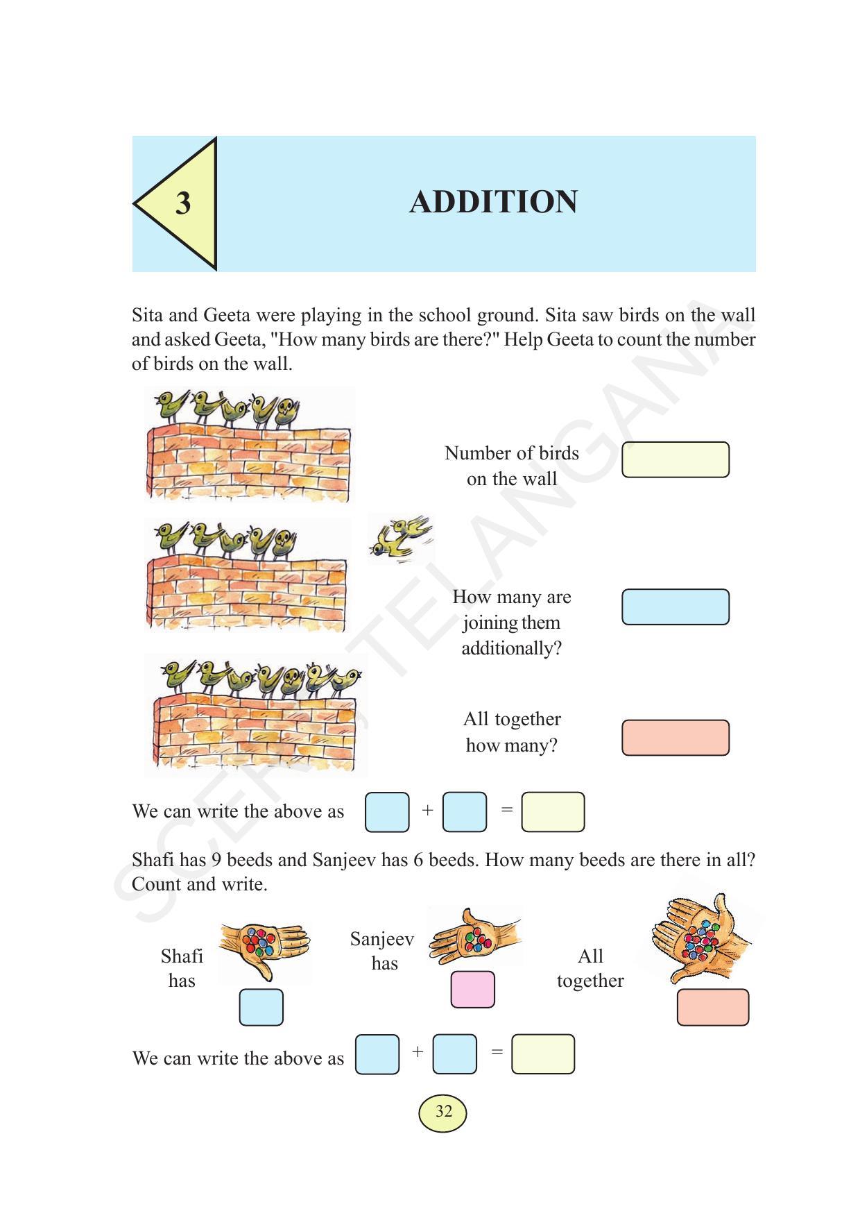 TS SCERT Class 3 Maths (English Medium) Text Book - Page 40
