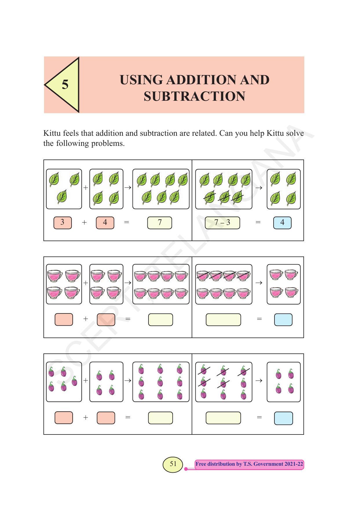 TS SCERT Class 3 Maths  (English Medium) Text Book - Page 59