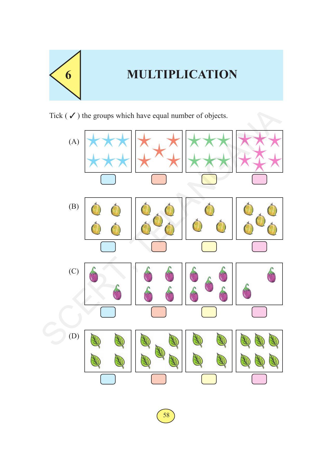 TS SCERT Class 3 Maths  (English Medium) Text Book - Page 66