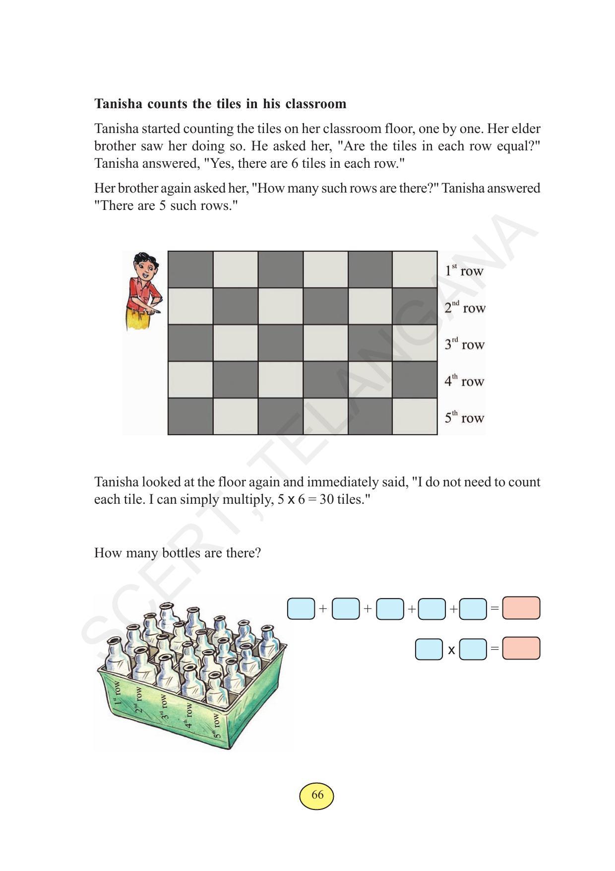 TS SCERT Class 3 Maths  (English Medium) Text Book - Page 74