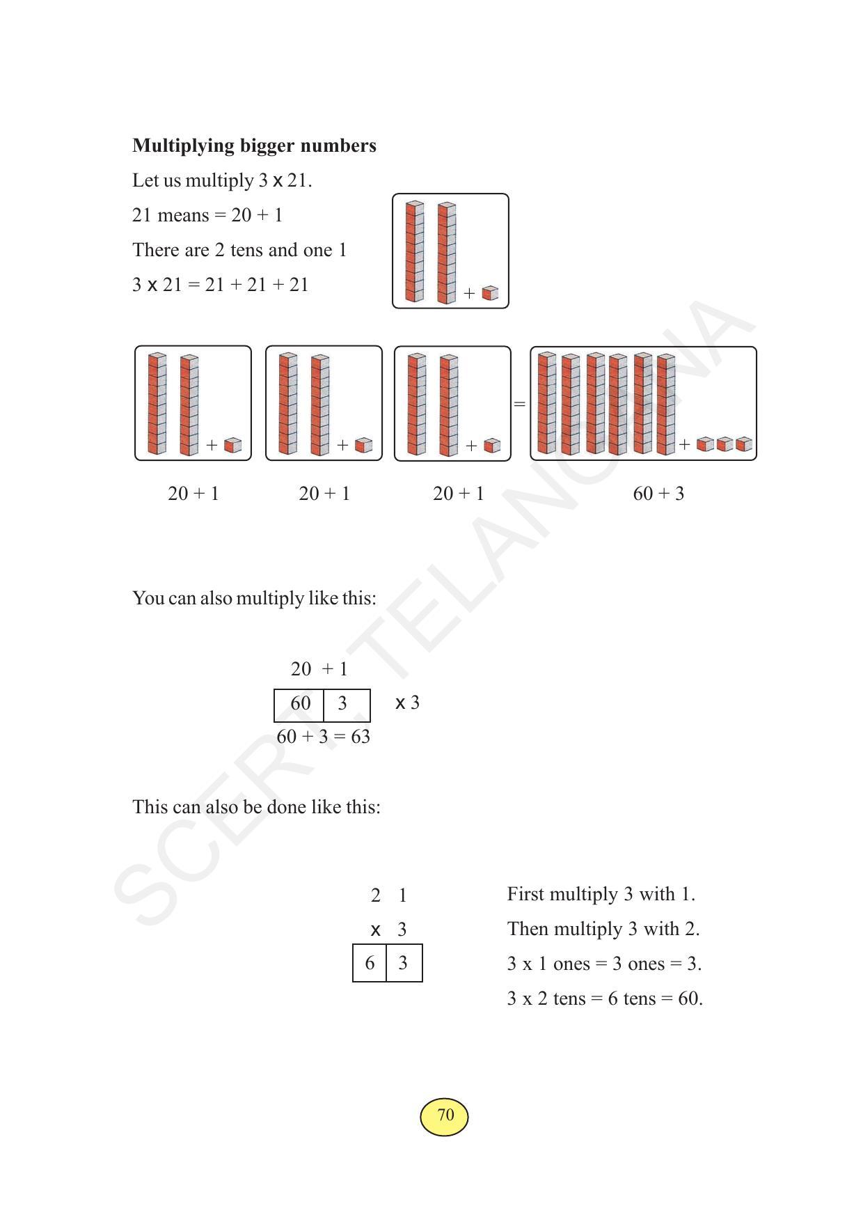 TS SCERT Class 3 Maths  (English Medium) Text Book - Page 78