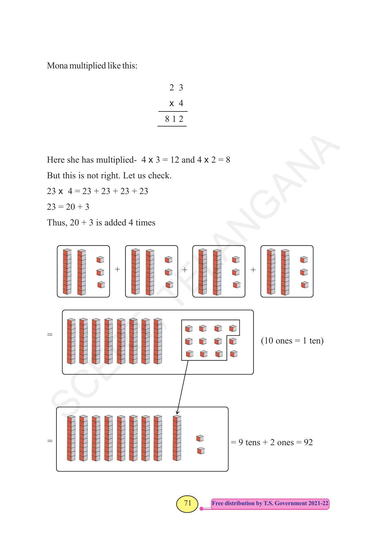 TS SCERT Class 3 Maths  (English Medium) Text Book - Page 79