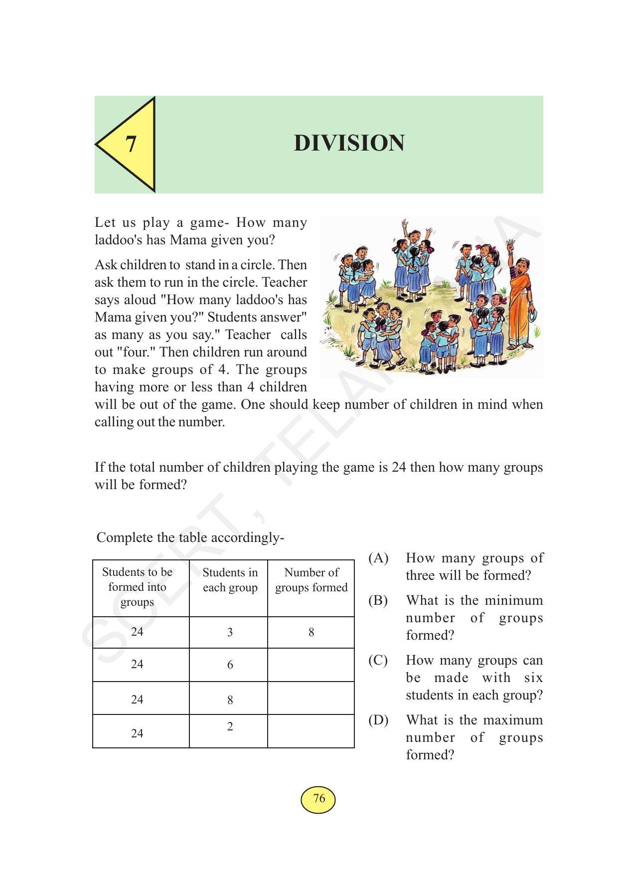 TS SCERT Class 3 Maths  (English Medium) Text Book - Page 84