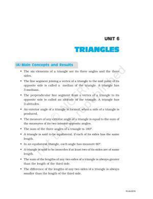 NCERT Exemplar Book for Class 7 Maths: Chapter 6- Triangles