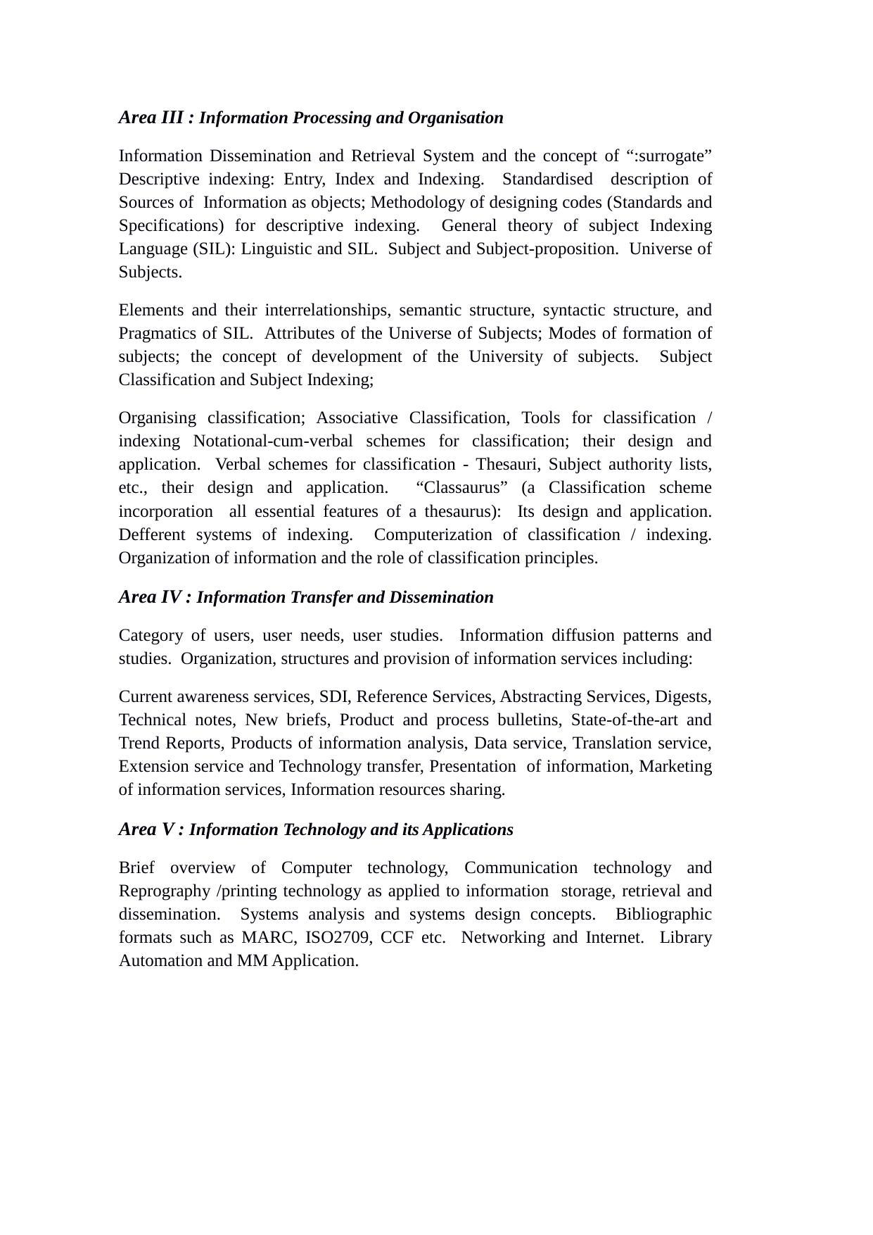 ISI Admission Test JRF in Library and Information Science LIB 2016 Sample Paper - Page 2