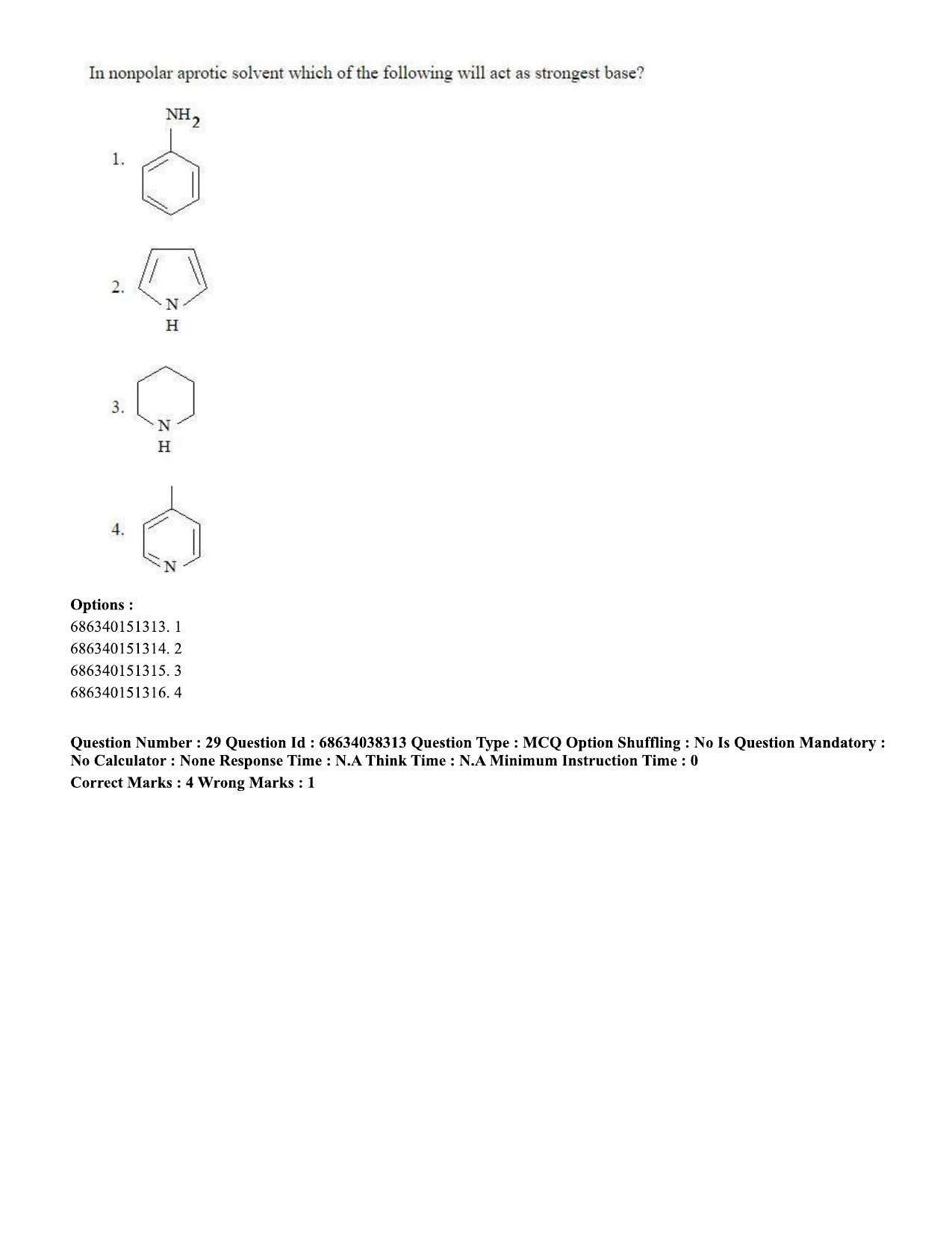 CUET PG 2023: SCQP08 – Chemistry (Hin) - Shift 2 (25-06-2023) Question Paper - Page 30