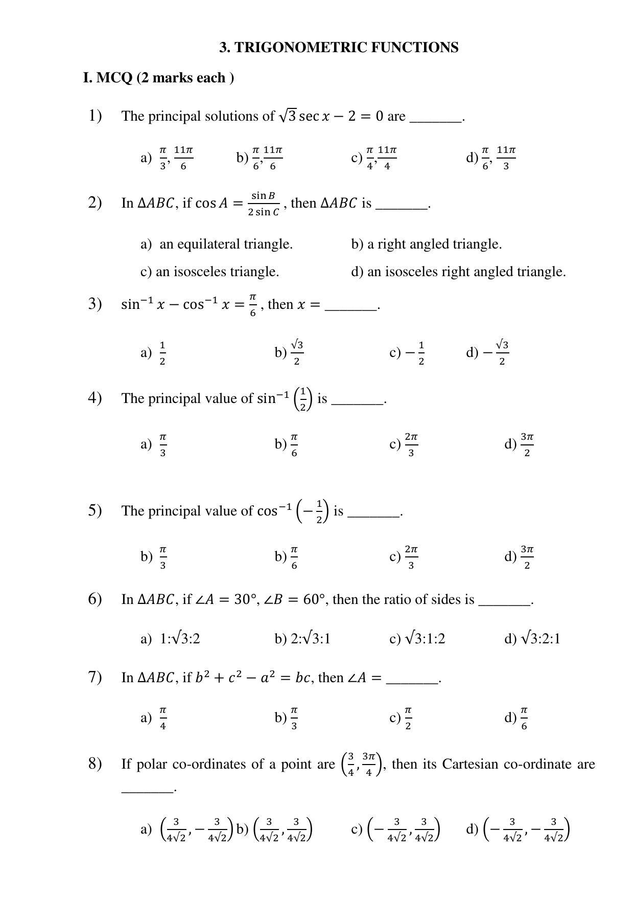 Maharashtra Board Class 12 Mathematics (Medium ENGLISH) 2023 Question Bank - Page 14