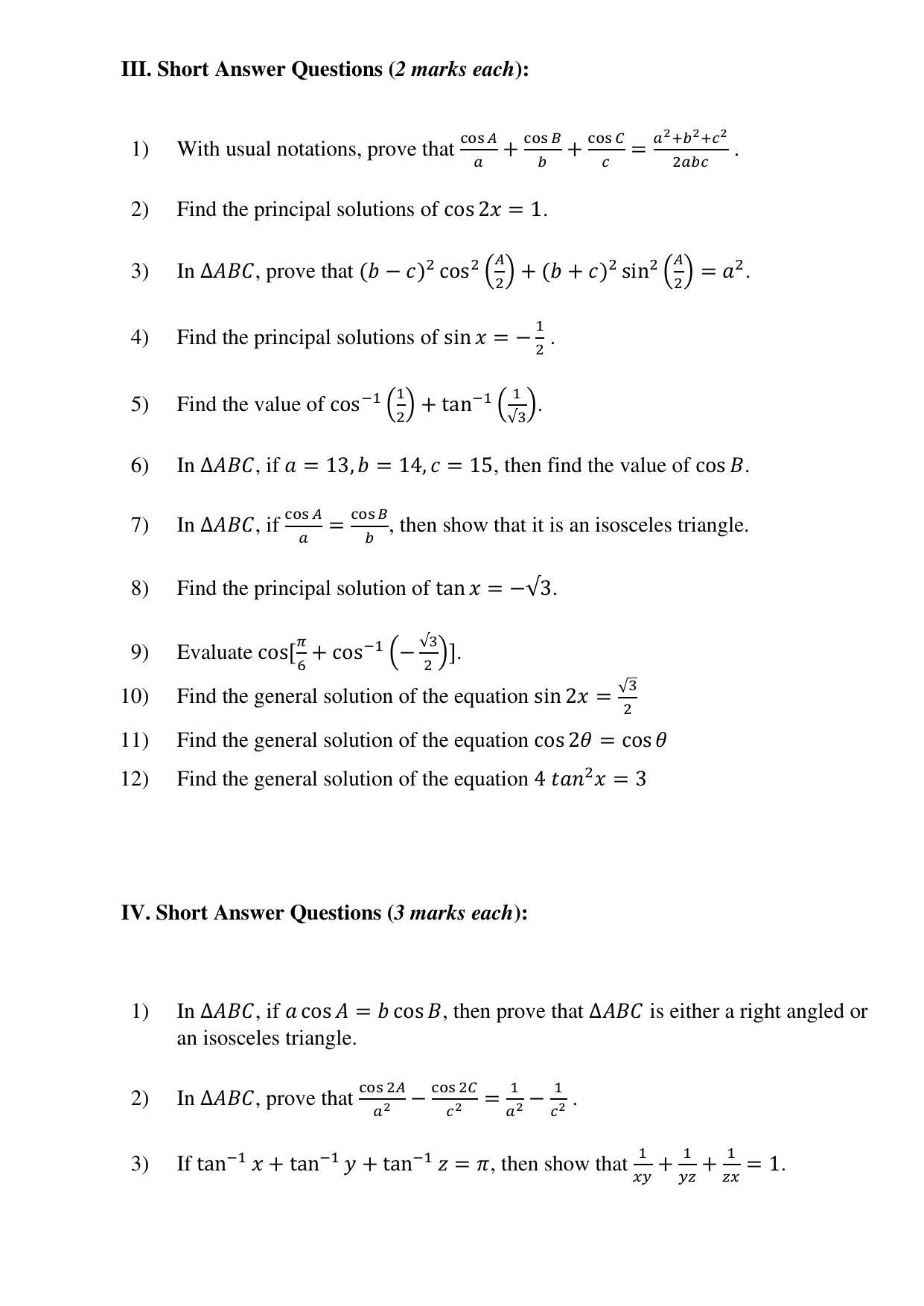 Maharashtra Board Class 12 Mathematics (Medium ENGLISH) 2023 Question Bank - Page 16