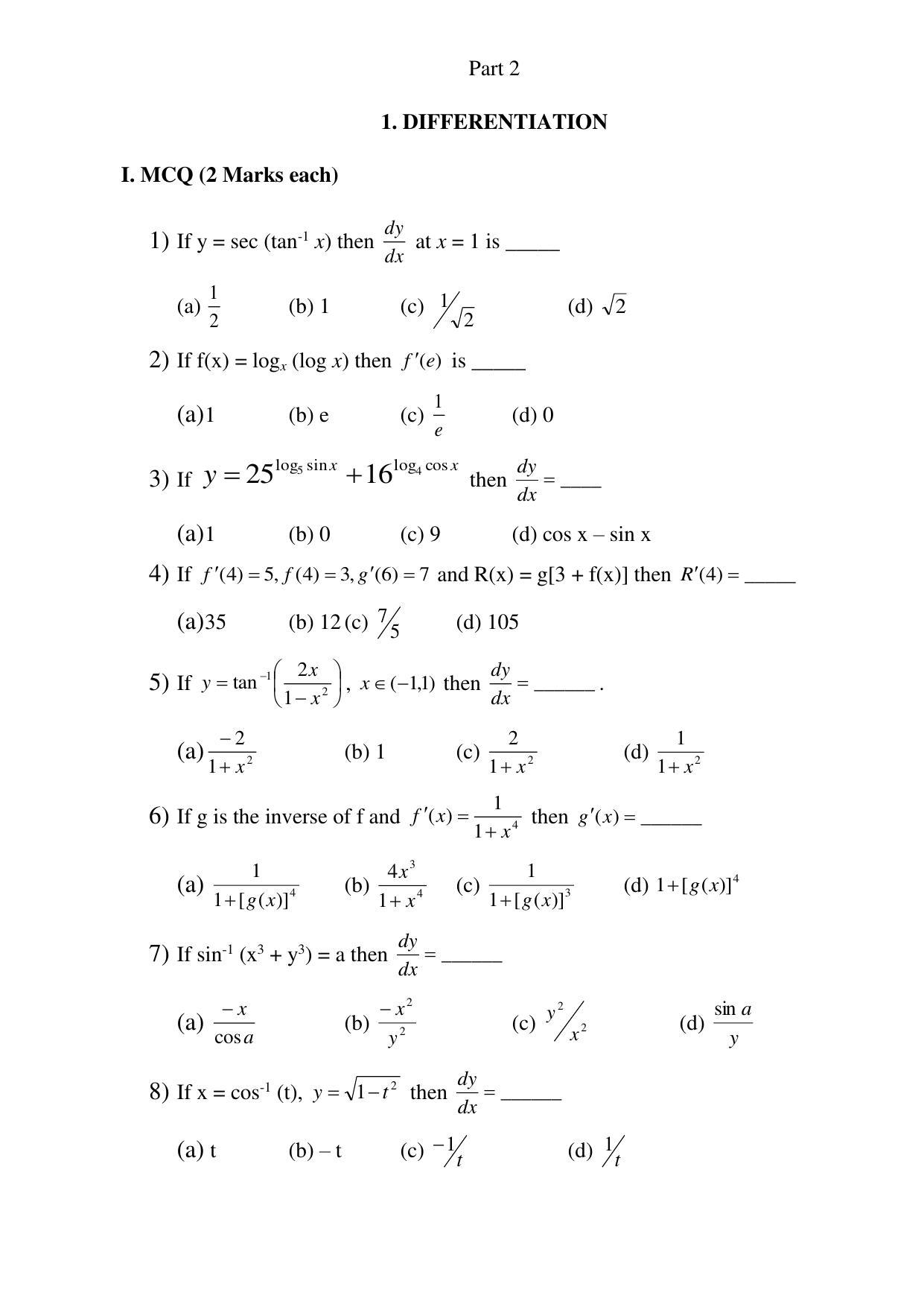 Maharashtra Board Class 12 Mathematics (Medium ENGLISH) 2023 Question Bank - Page 35
