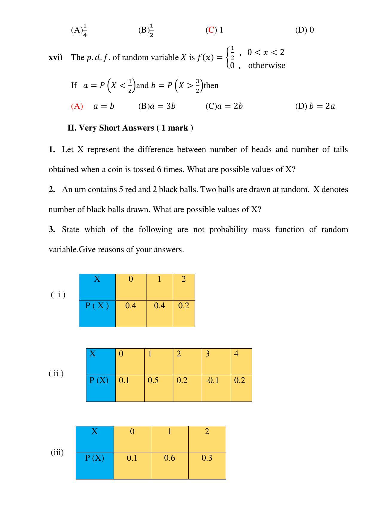 Maharashtra Board Class 12 Mathematics (Medium ENGLISH) 2023 Question Bank - Page 64
