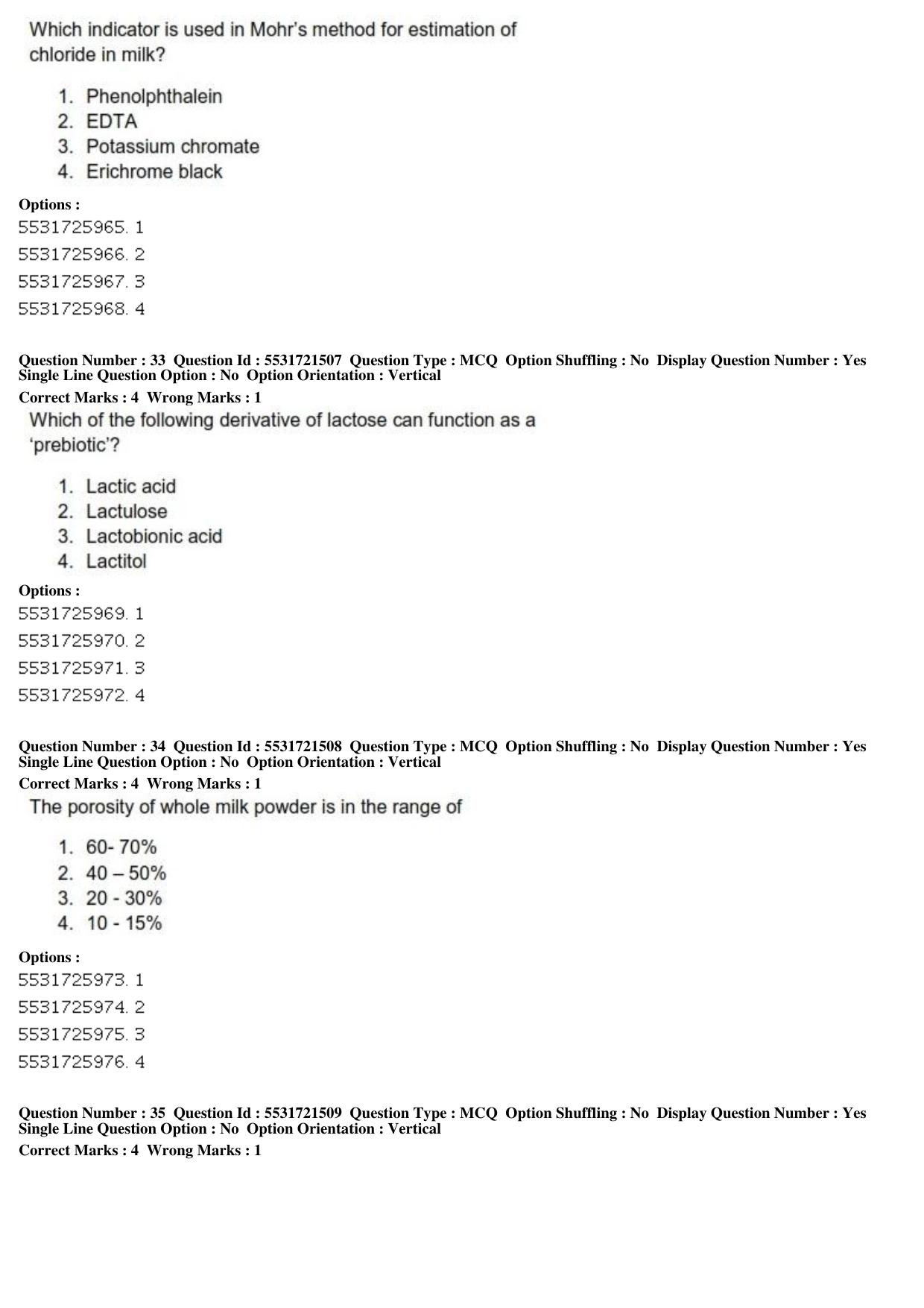 ICAR AIEEA PG 2019 DAIRY SCIENCE Question Paper - Page 12