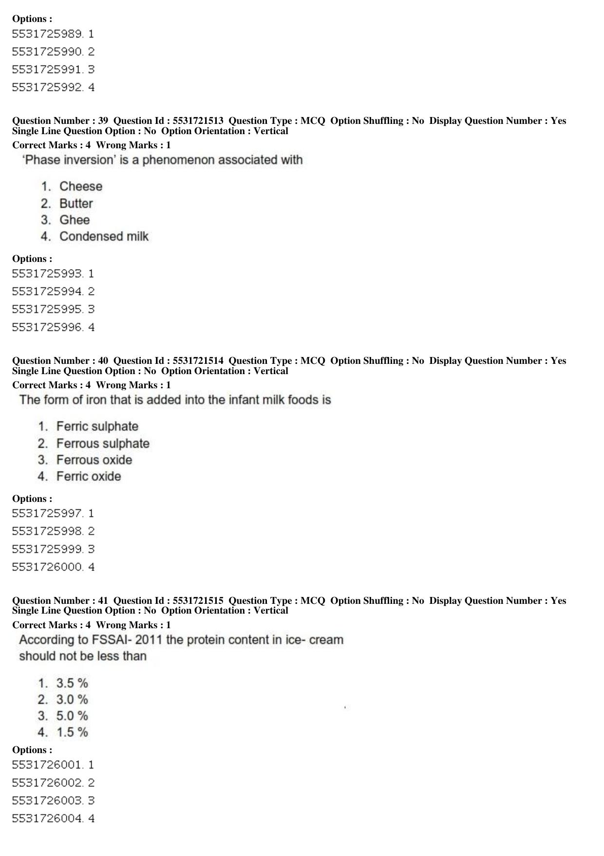 ICAR AIEEA PG 2019 DAIRY SCIENCE Question Paper - Page 14