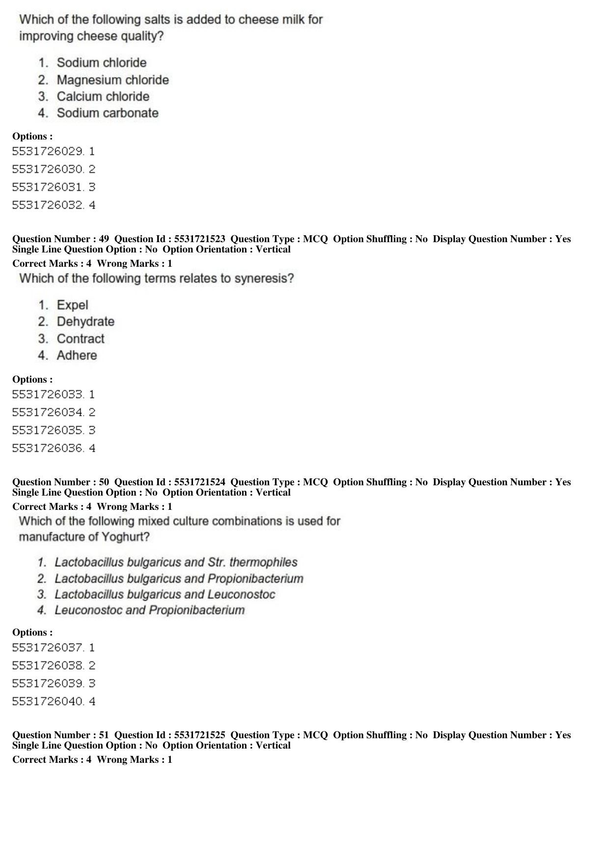 ICAR AIEEA PG 2019 DAIRY SCIENCE Question Paper - Page 17