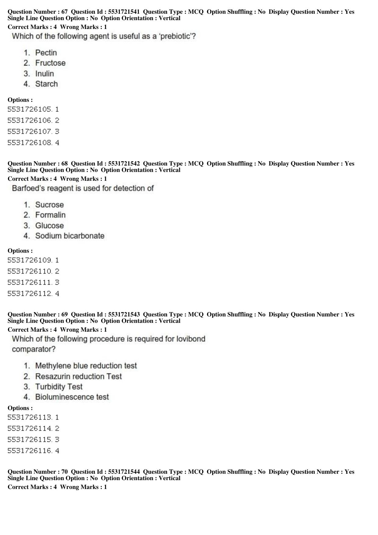 ICAR AIEEA PG 2019 DAIRY SCIENCE Question Paper - Page 23