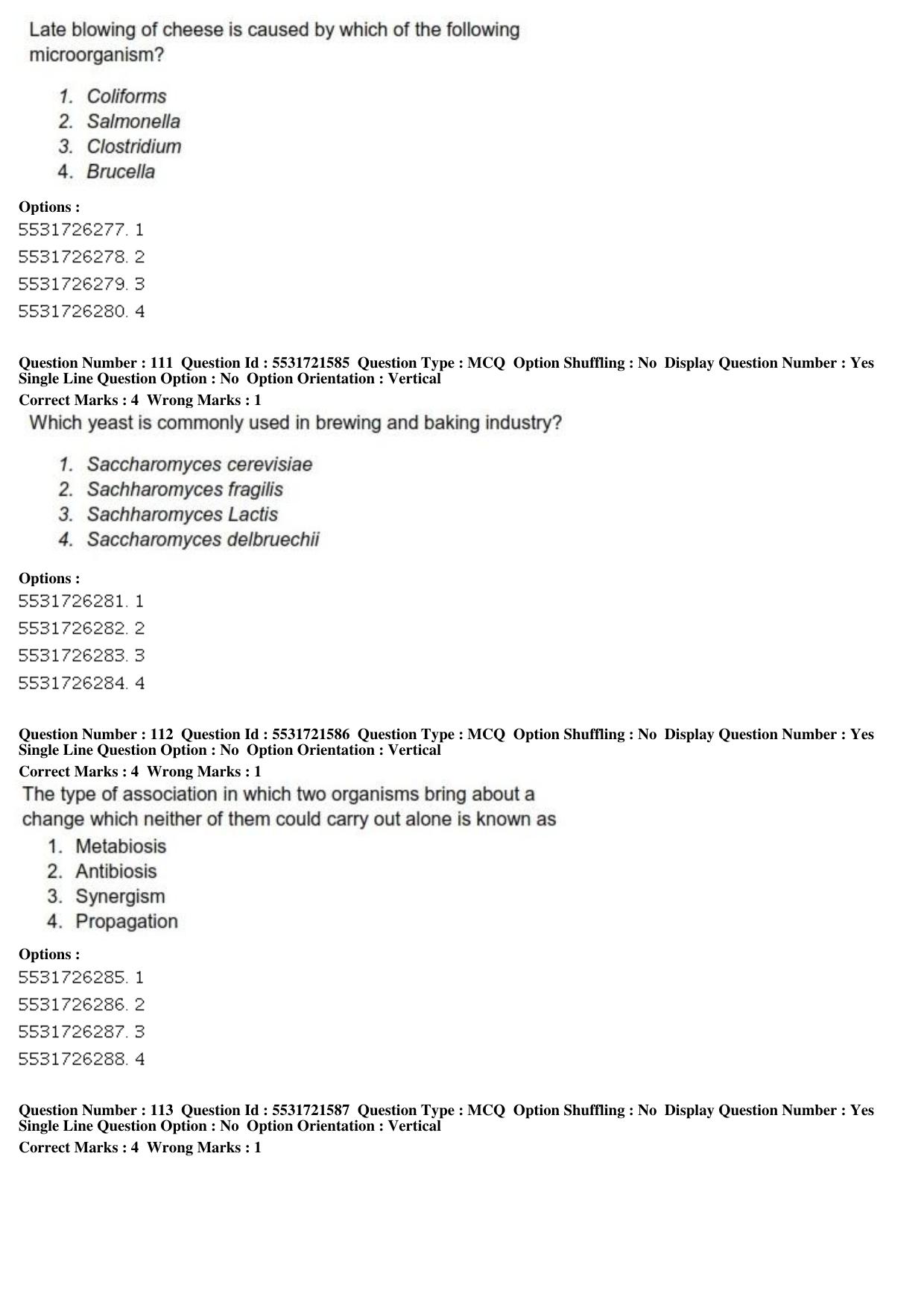 ICAR AIEEA PG 2019 DAIRY SCIENCE Question Paper - Page 37