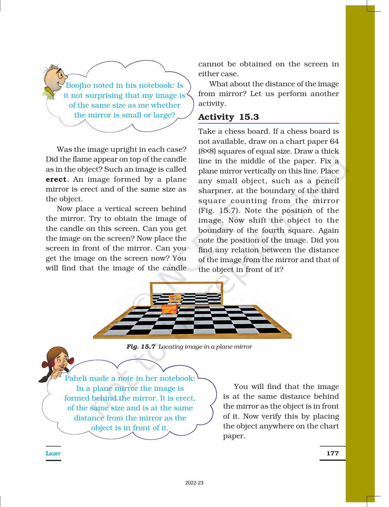 NCERT Book for Class 7 Science: Chapter 15-Light - Page 4