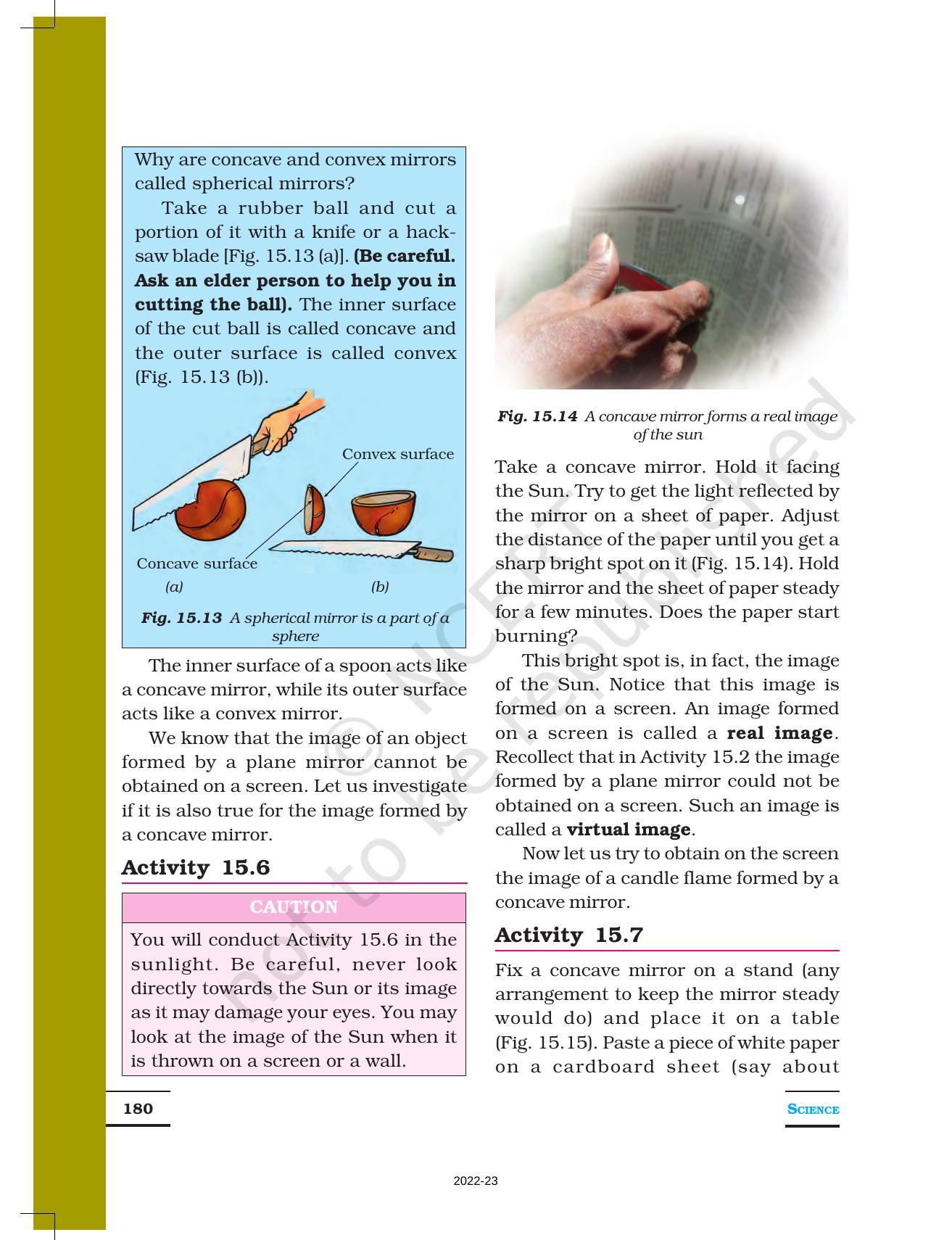 NCERT Book for Class 7 Science: Chapter 15-Light - Page 7