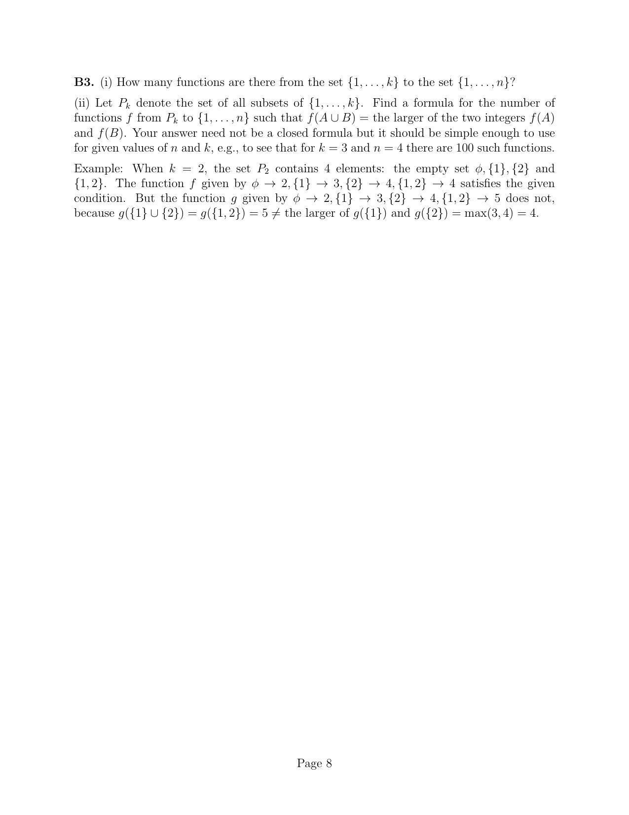 CMI Entrance Exam 2014 Question Paper B.Sc (Hons.) Mathematics and Computer Science - Page 9