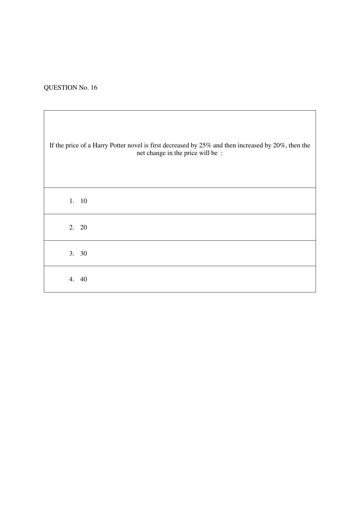 OJEE 2021 MBA Question Papers - Page 17