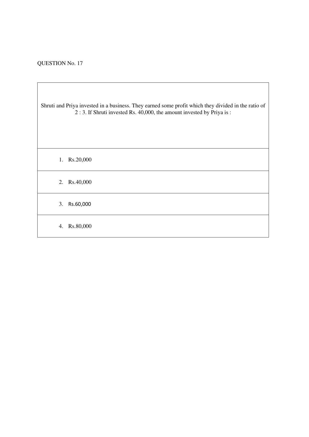 OJEE 2021 MBA Question Papers - Page 18