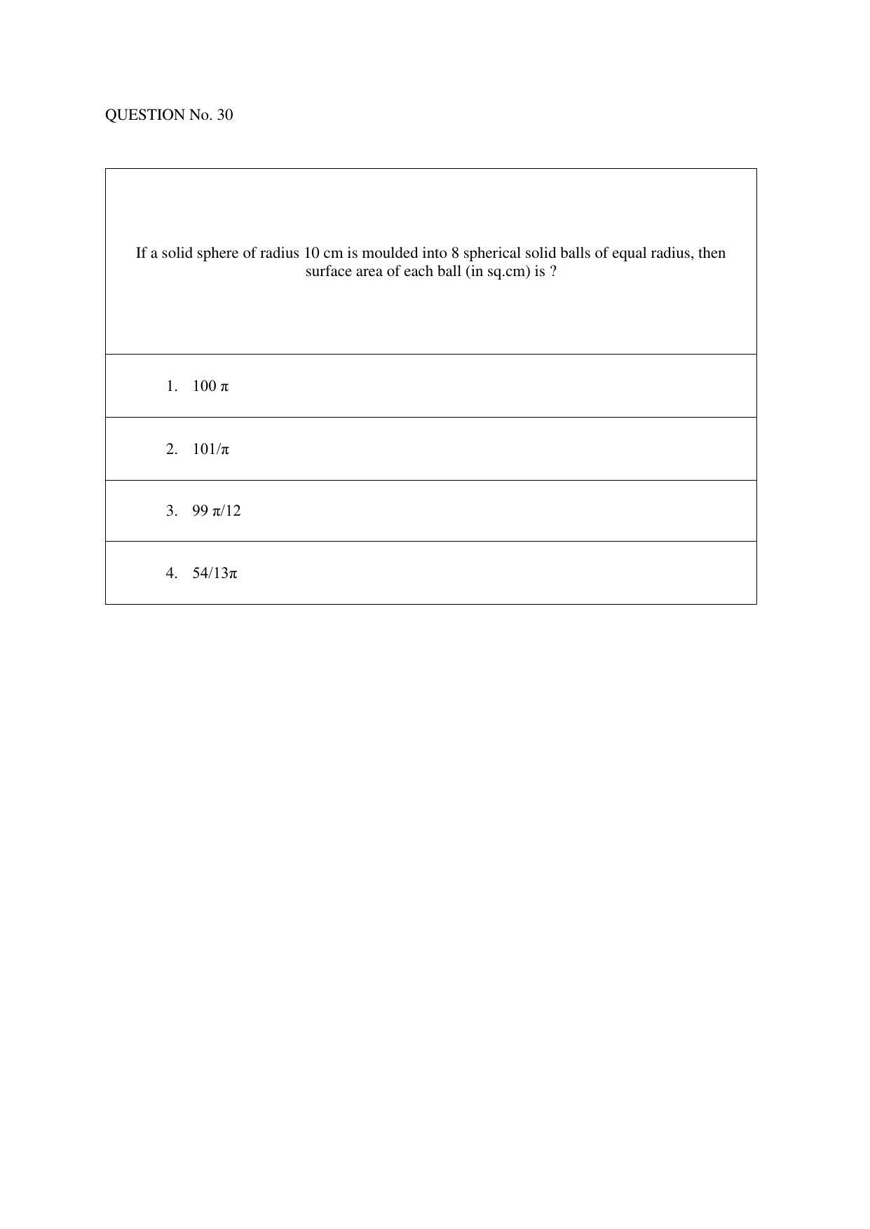 OJEE 2021 MBA Question Papers - Page 31