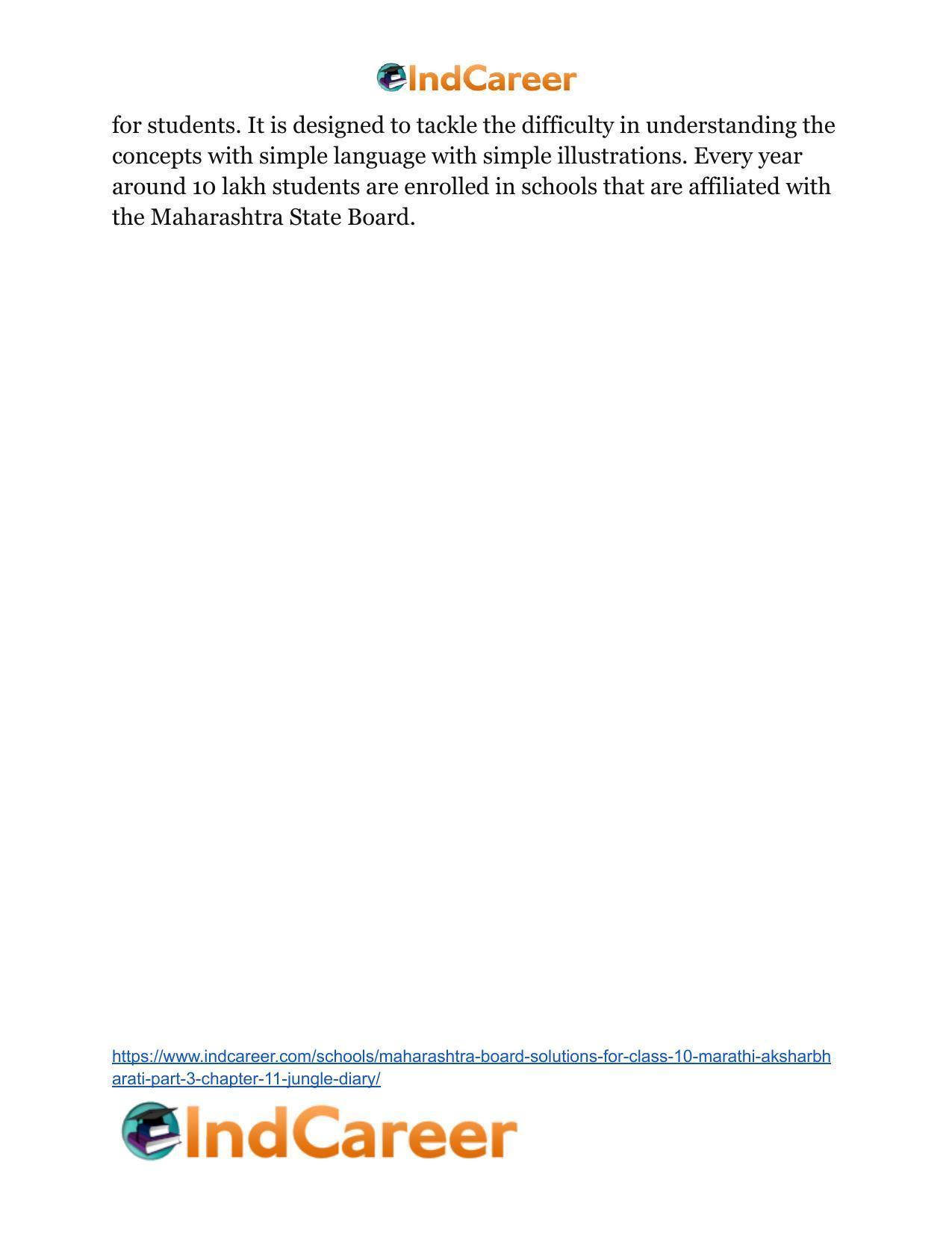 Maharashtra Board Solutions for Class 10- Marathi Aksharbharati (Part- 3): Chapter 11- जंगल डायरी - Page 24