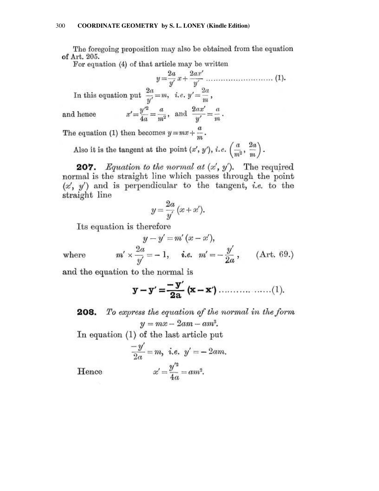 Chapter 10: The Parabola - SL Loney Solutions: The Elements of Coordinate Geometry - Page 14