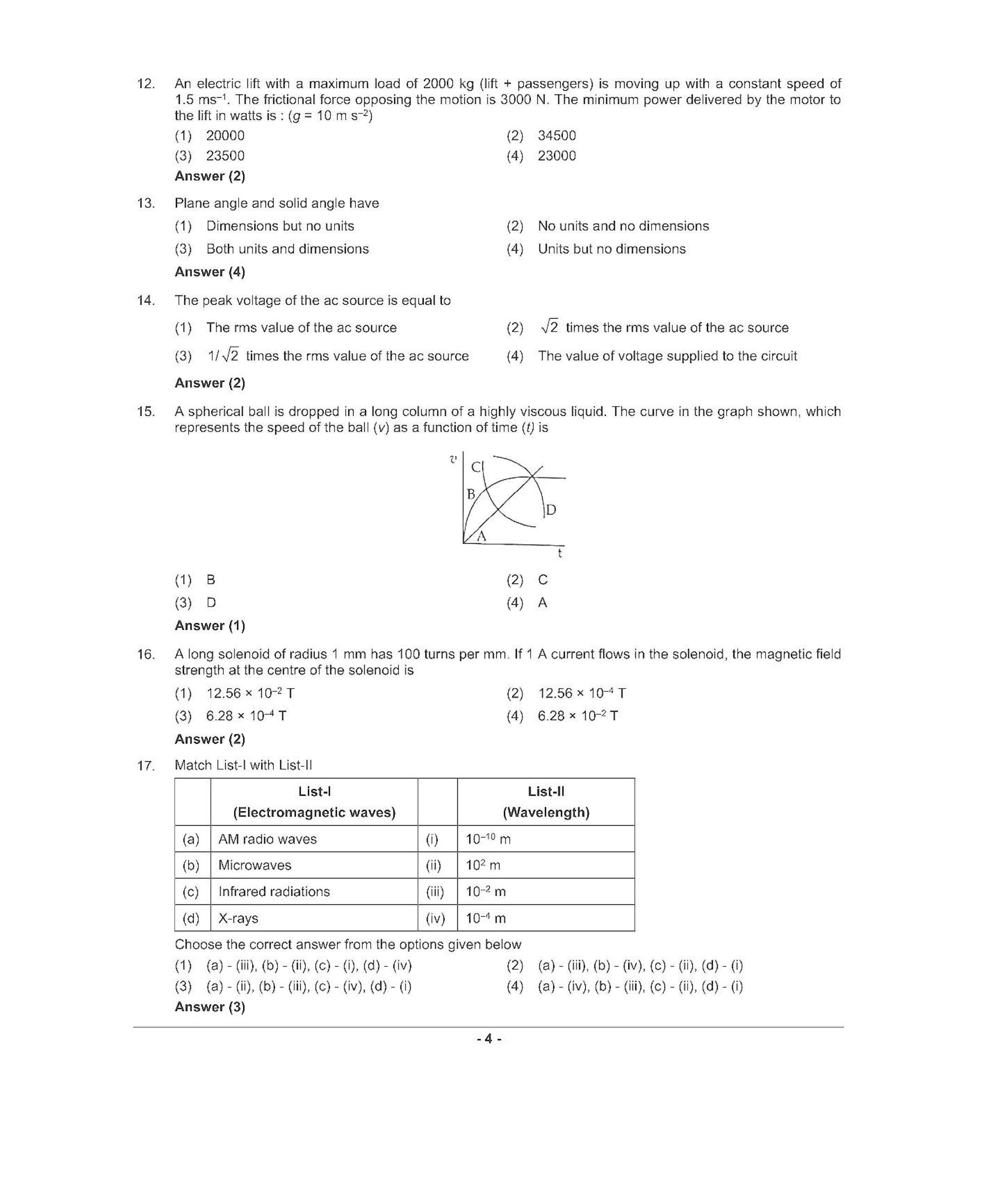 NEET T5 2021 Question Paper - Page 3