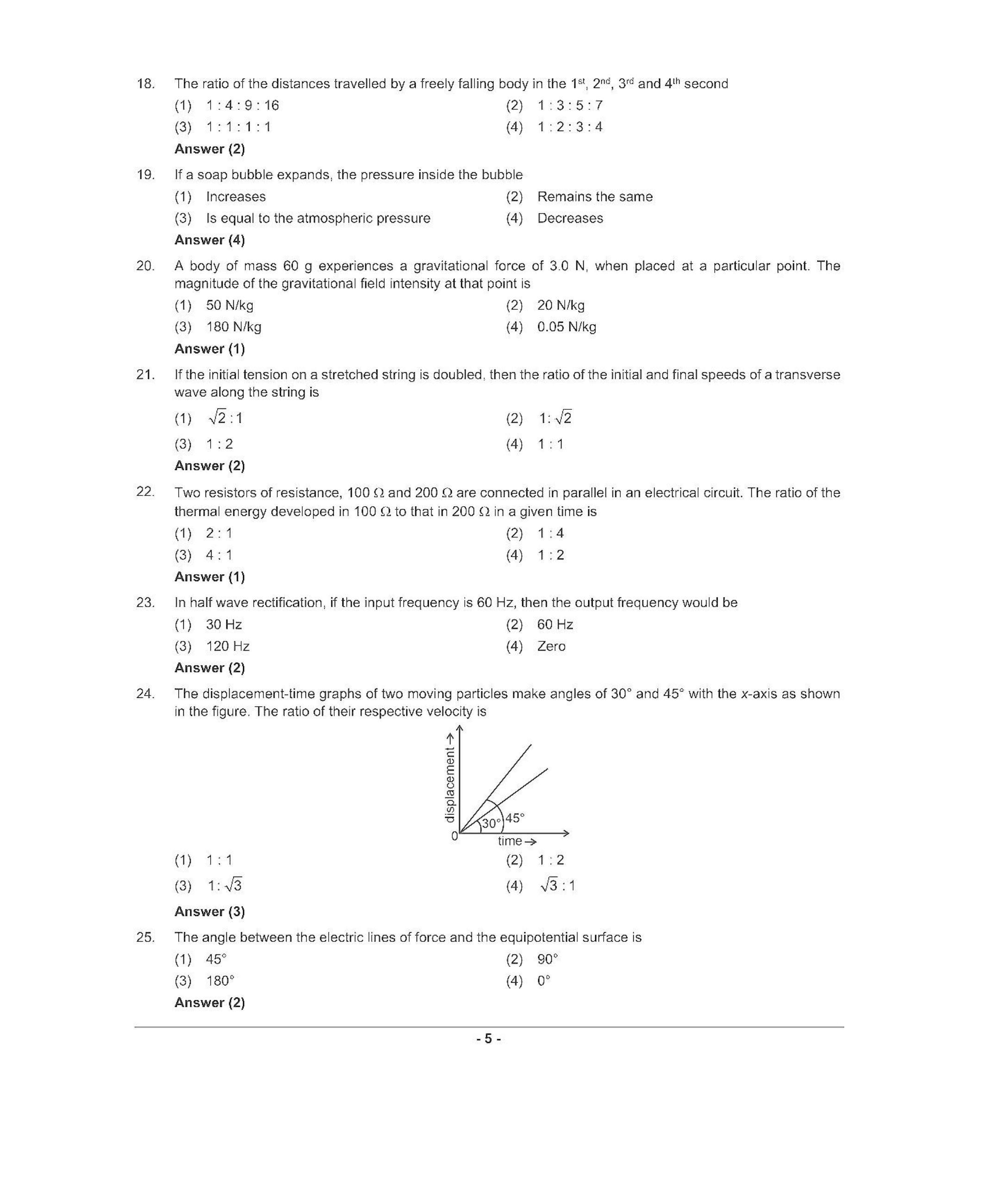 NEET T5 2021 Question Paper - Page 4