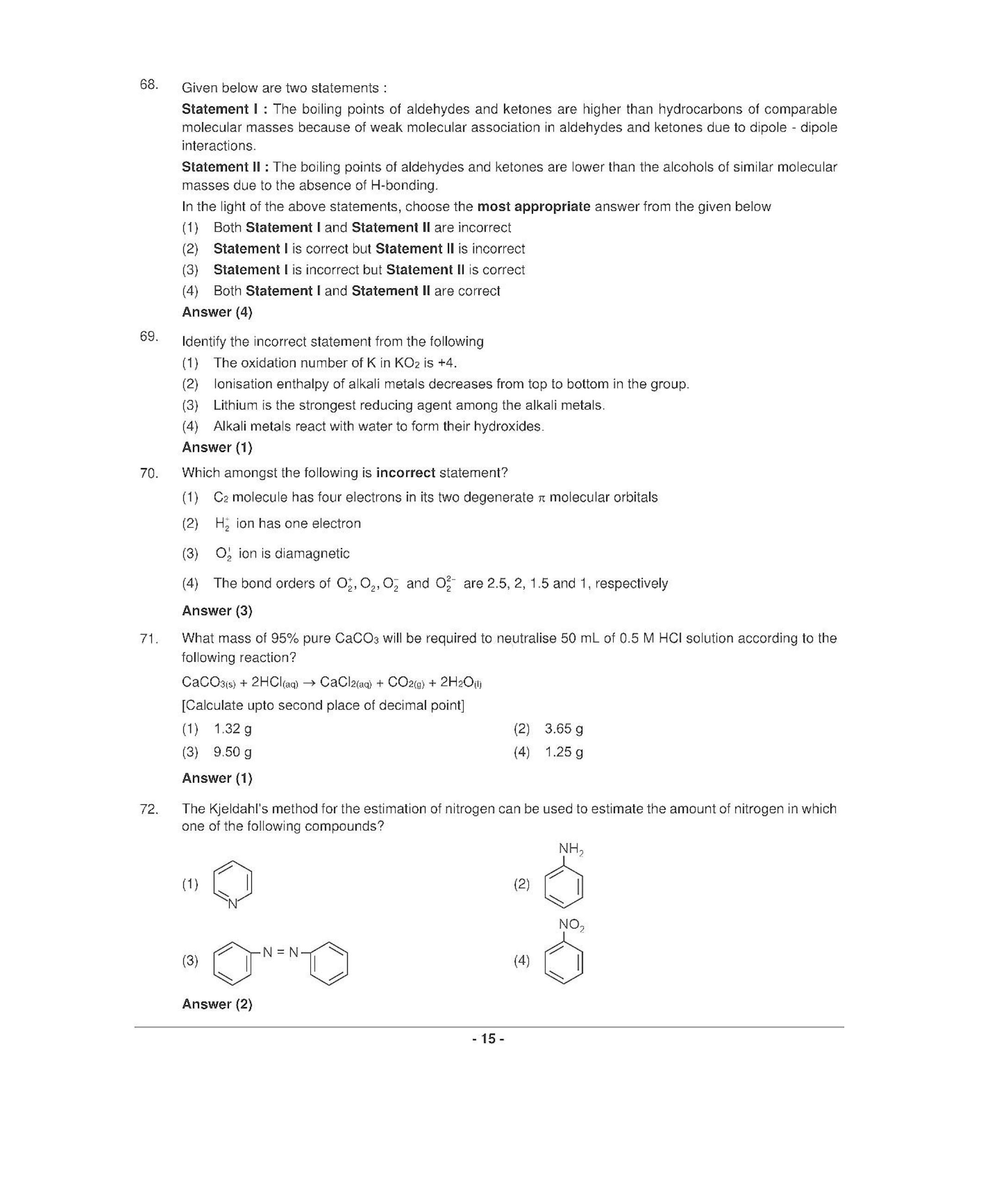 NEET T5 2021 Question Paper - Page 14