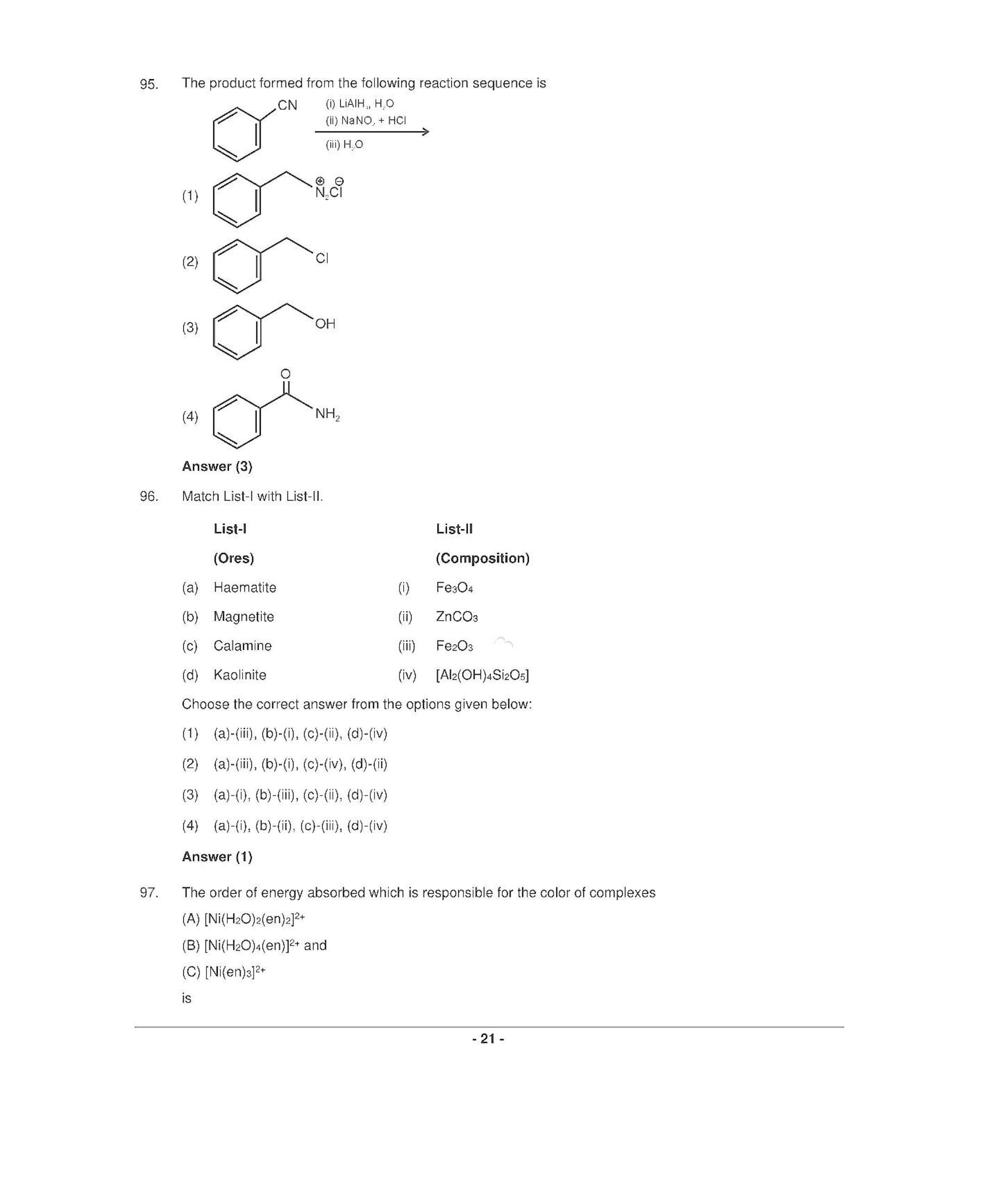 NEET T5 2021 Question Paper - Page 20