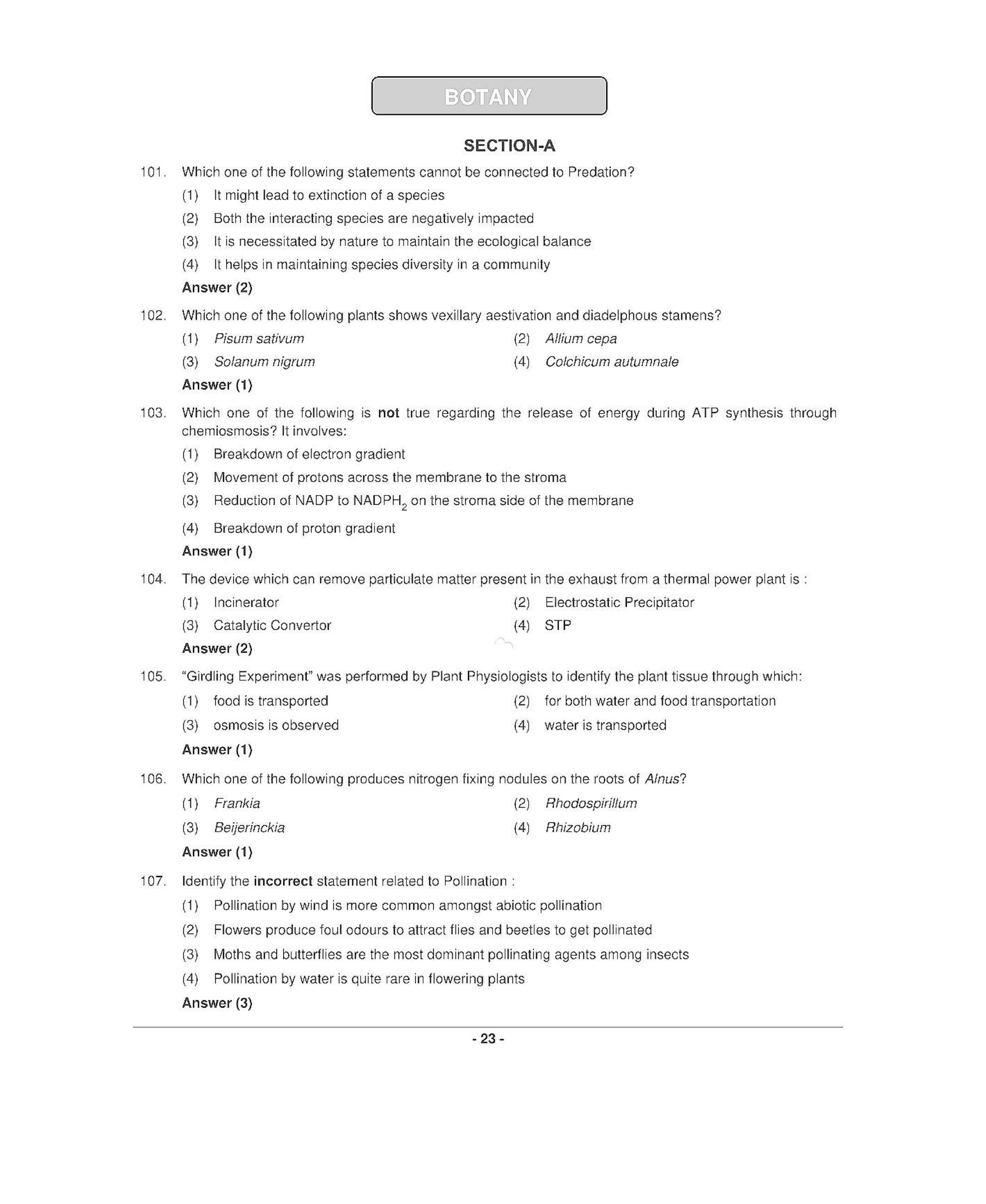 NEET T5 2021 Question Paper - Page 22