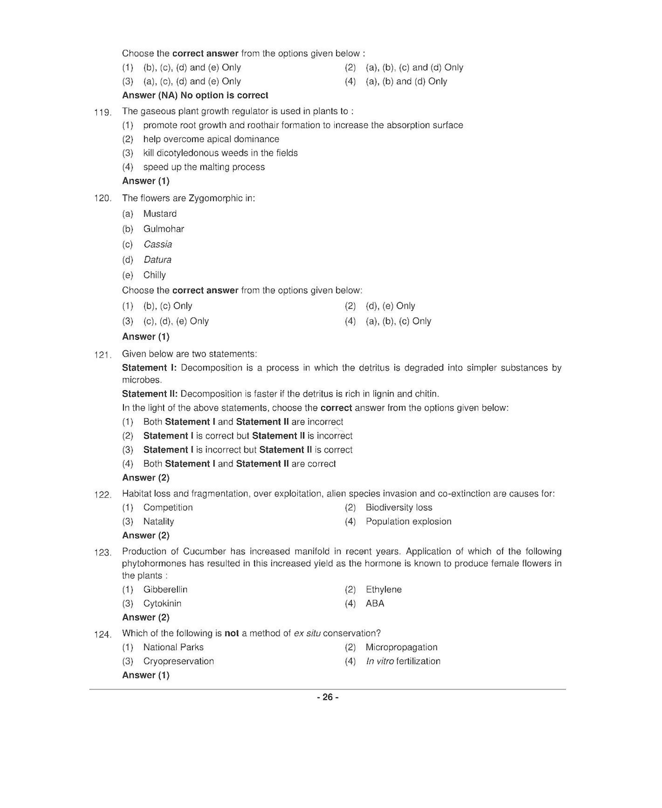NEET T5 2021 Question Paper - Page 25