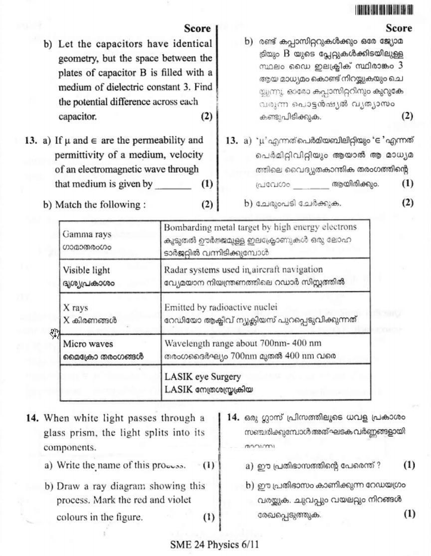 Kerala Plus Two 2019 Physics Model Question Paper - Page 5
