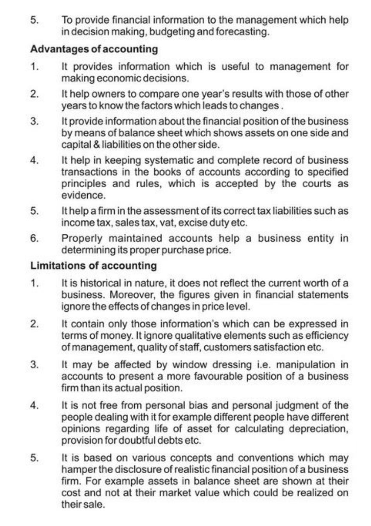 Class 11 Notes, Question & Practice Paper - Accountancy (Topic 1 : Introduction to Accounting) - Page 3