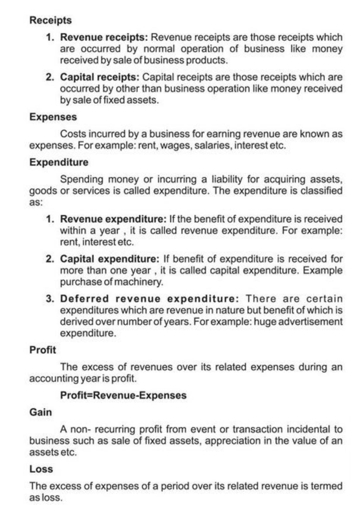 Class 11 Notes, Question & Practice Paper - Accountancy (Topic 1 : Introduction to Accounting) - Page 8