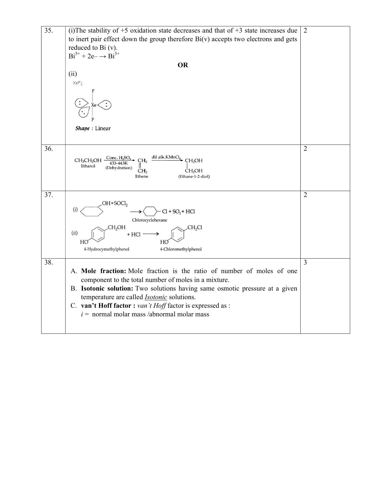 NIOS Class 12 Chemistry Sample Paper - Page 14