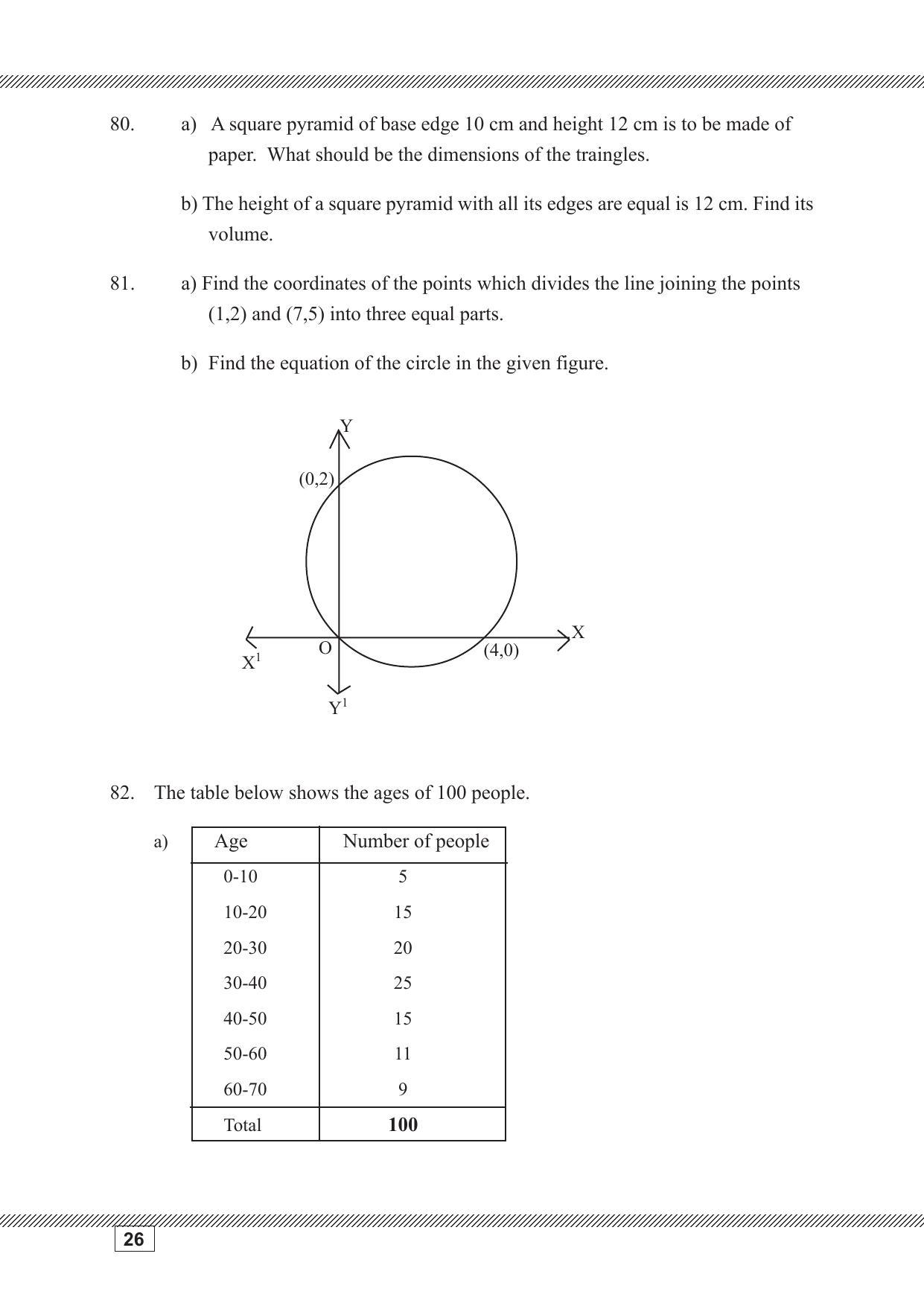 Kerala SSLC 2023 Maths Question Pool - Page 26