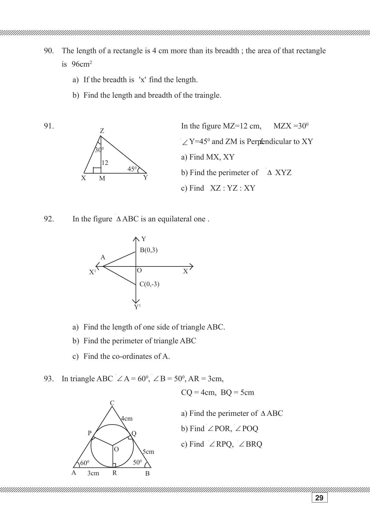 Kerala SSLC 2023 Maths Question Pool - Page 29