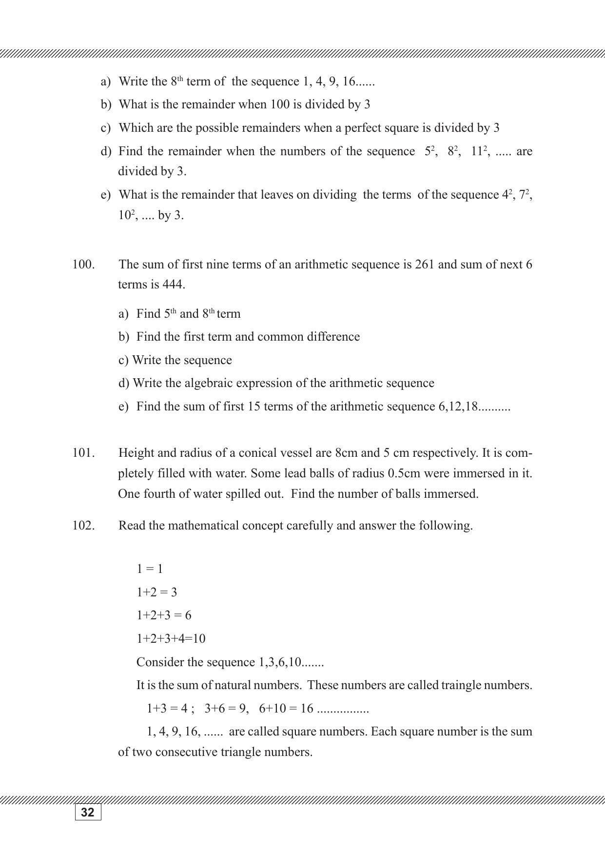 Kerala SSLC 2023 Maths Question Pool - Page 32