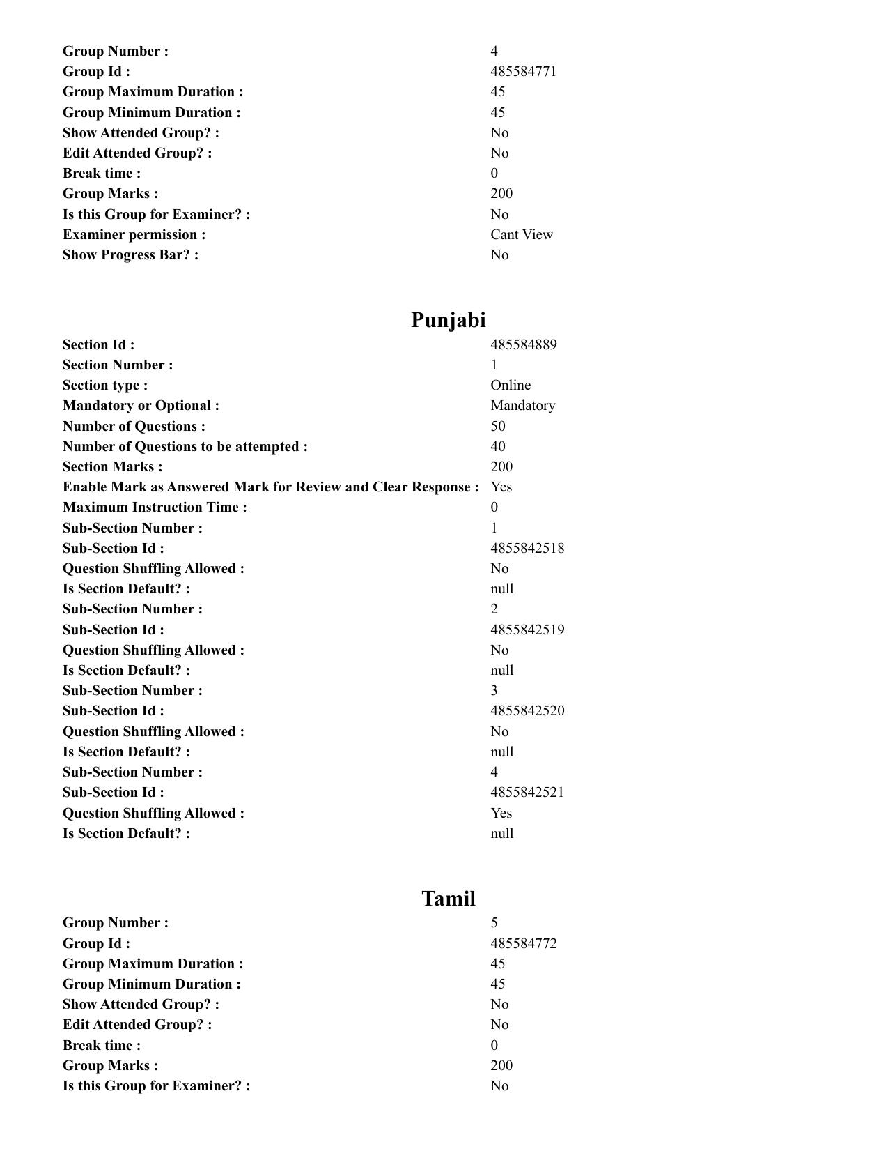 CUET 2023 English Tamil Shift 3 Question Paper - 18 June 2023 - Page 36