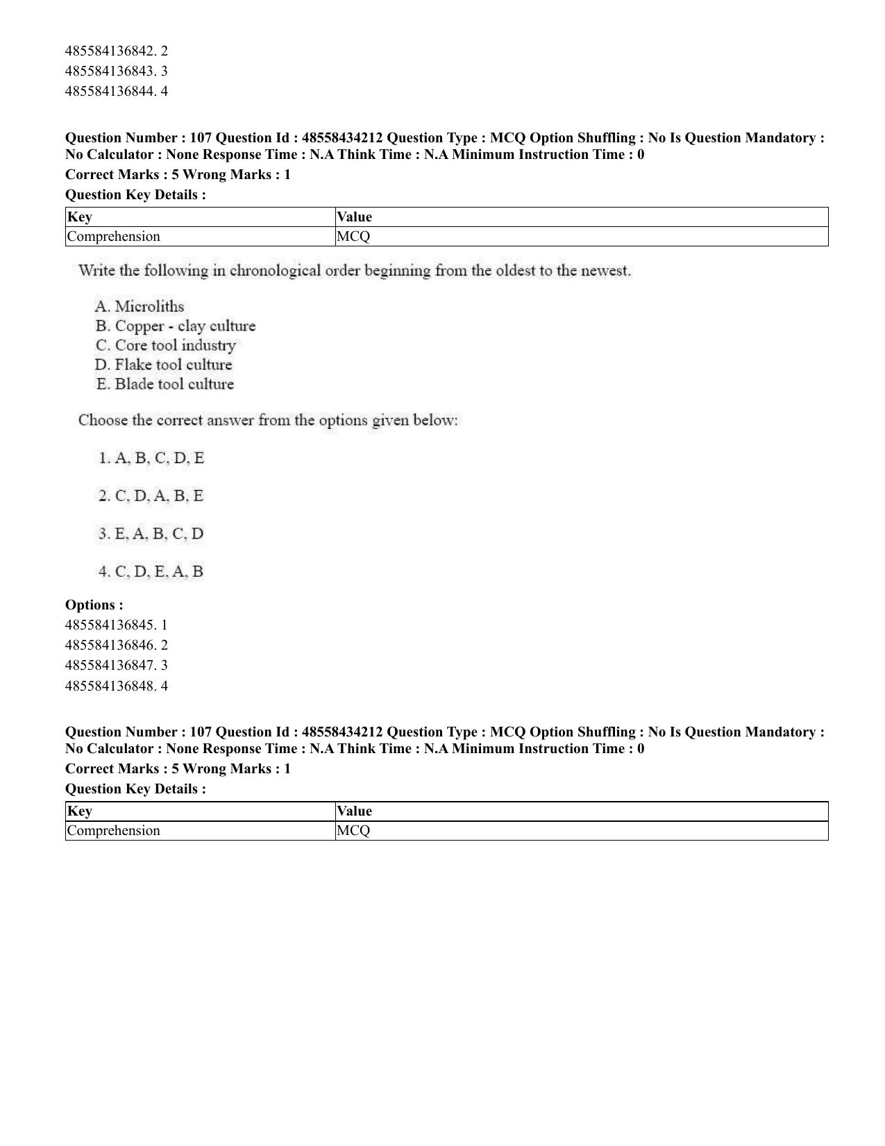 CUET 2023 English Tamil Shift 3 Question Paper - 18 June 2023 - Page 84