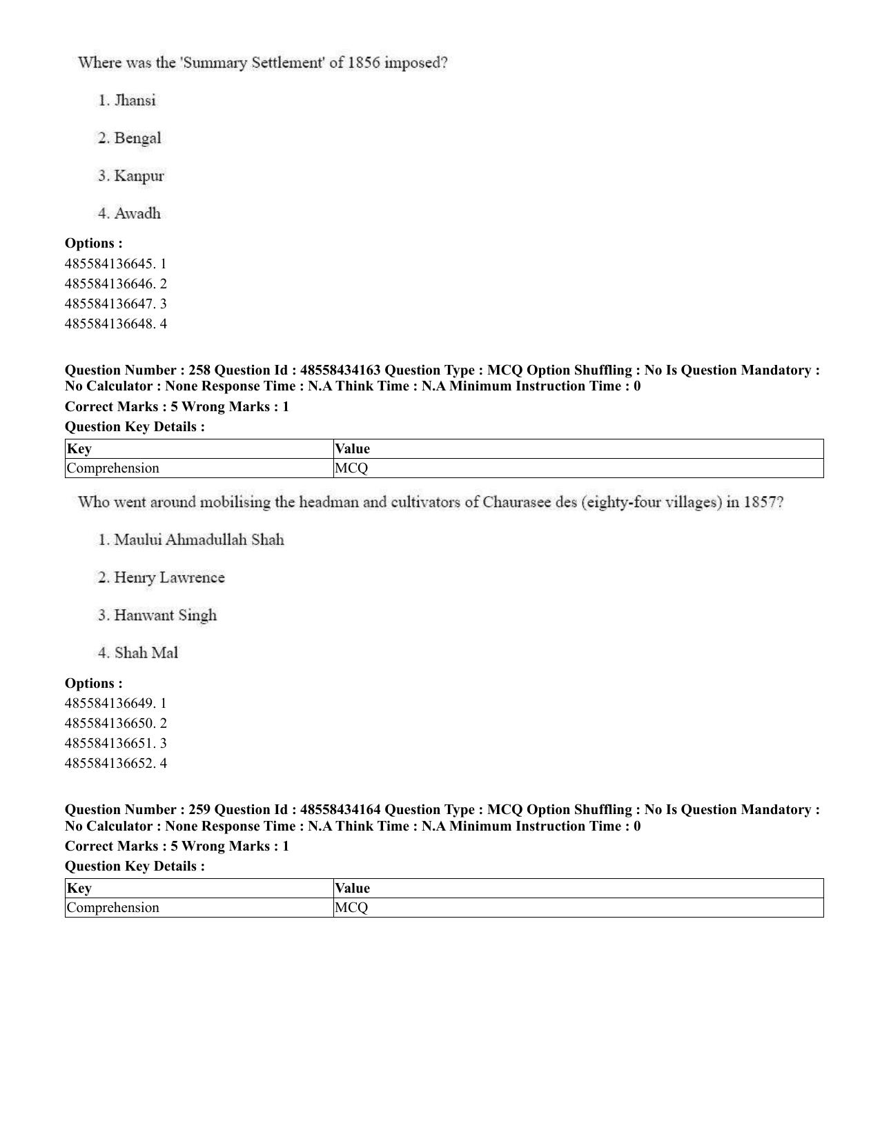 CUET 2023 English Tamil Shift 3 Question Paper - 18 June 2023 - Page 240