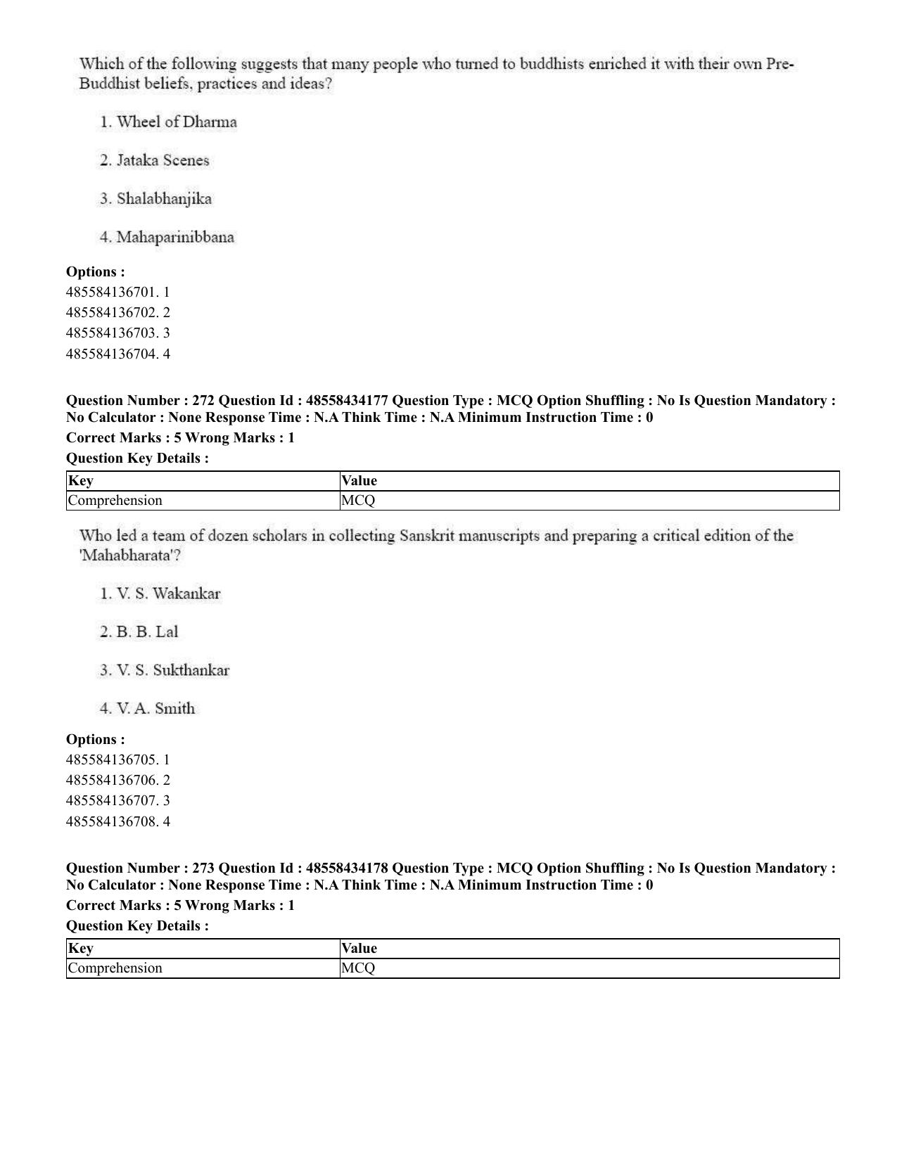 CUET 2023 English Tamil Shift 3 Question Paper - 18 June 2023 - Page 247