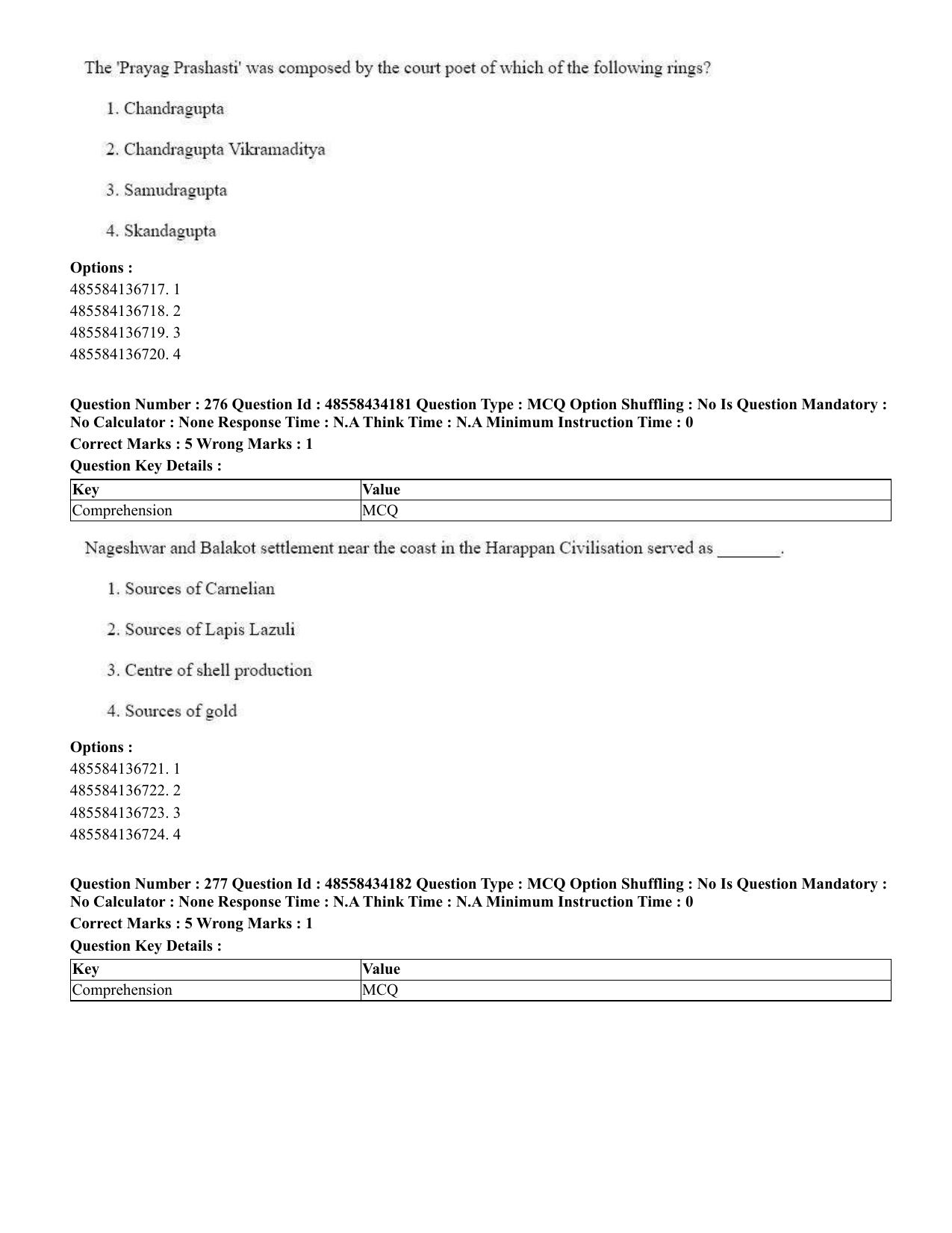 CUET 2023 English Tamil Shift 3 Question Paper - 18 June 2023 - Page 249