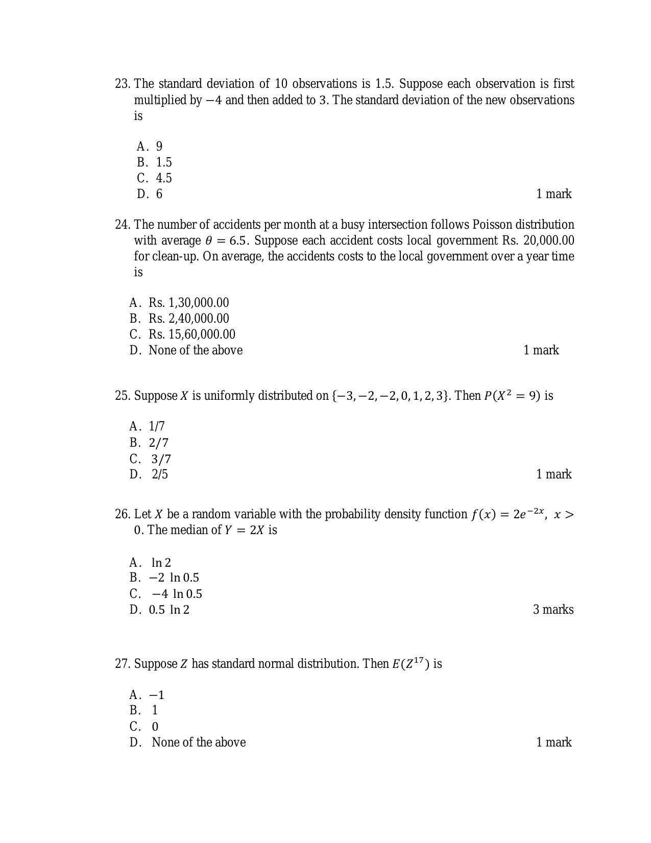 ACETJanuary 2018 Question Papers - Page 6