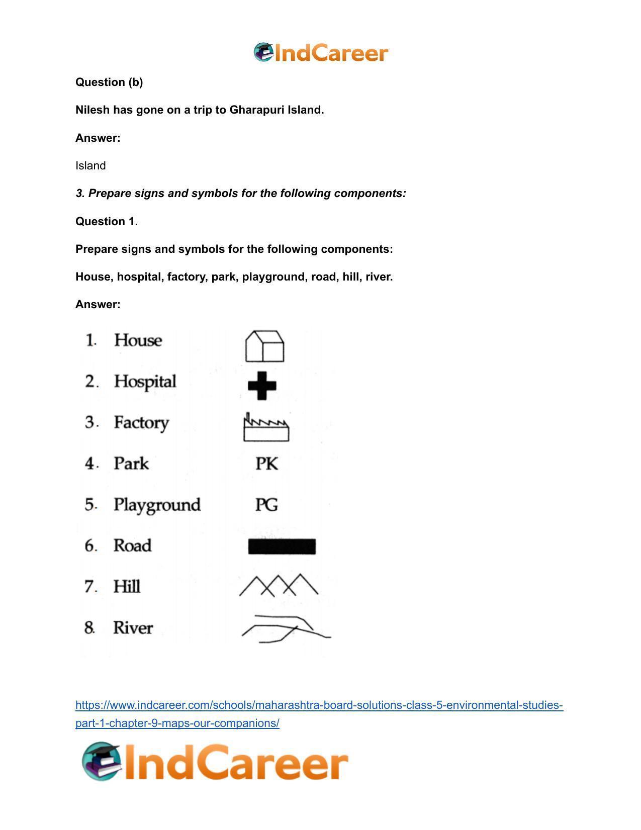 Maharashtra Board Solutions Class 5-Environmental Studies (Part 1): Chapter 9- Maps - Our Companions - Page 4